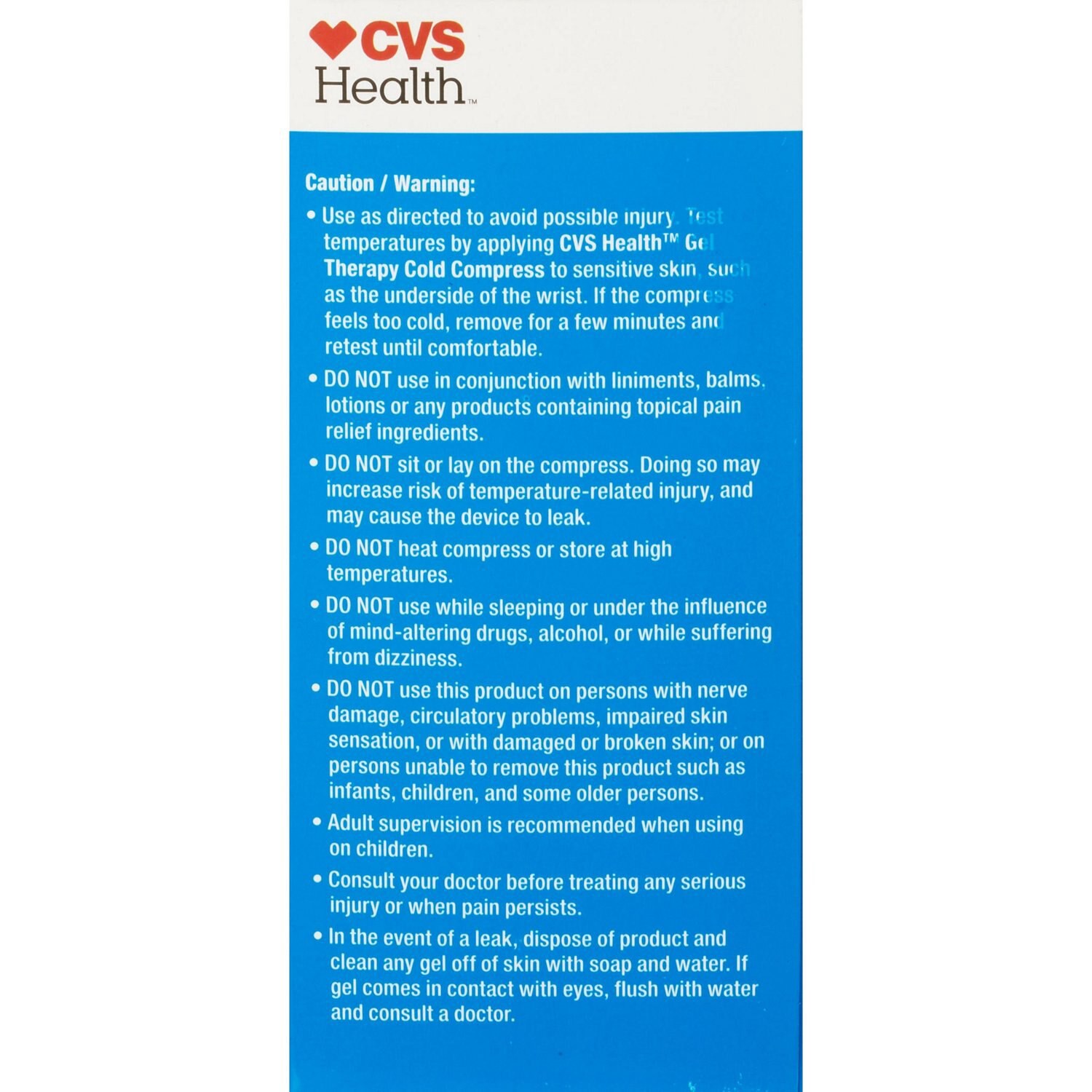 slide 3 of 4, CVS Health Gel Therapy Cold Compress Pack, S-M, 1 ct