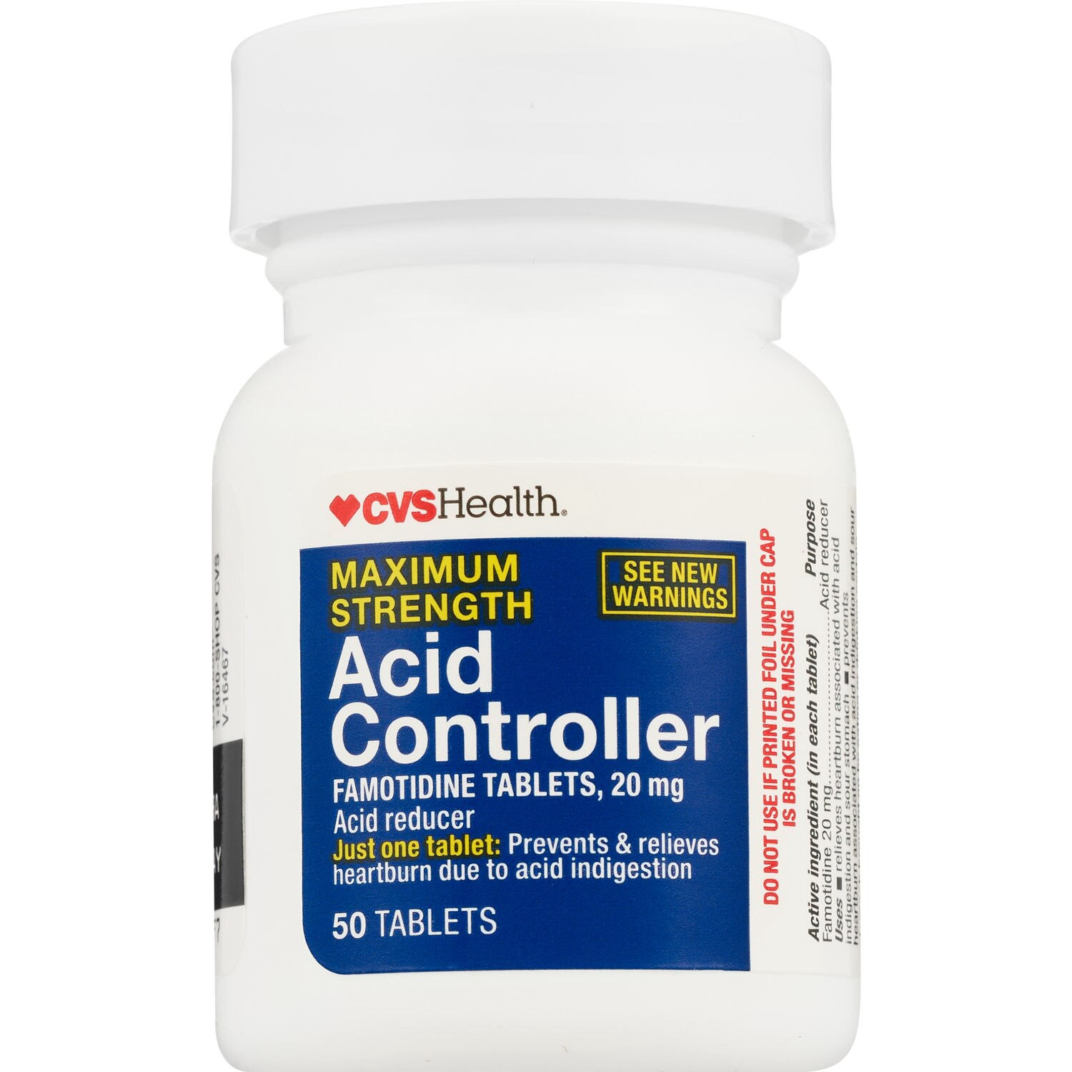slide 2 of 3, Cvs Health Maximum Strength Acid Controller Tablets, 50 Ct, 50 ct