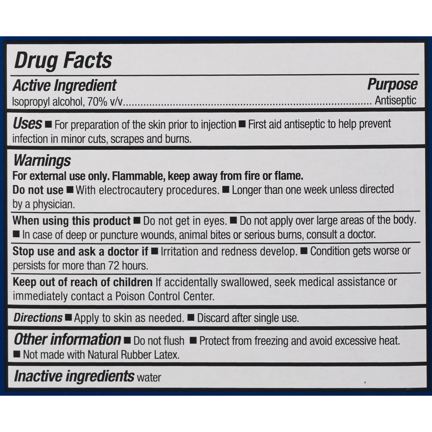 slide 3 of 6, CVS Health 70% Isopropyl Alcohol Prep Pads, 100 Ct, 100 ct