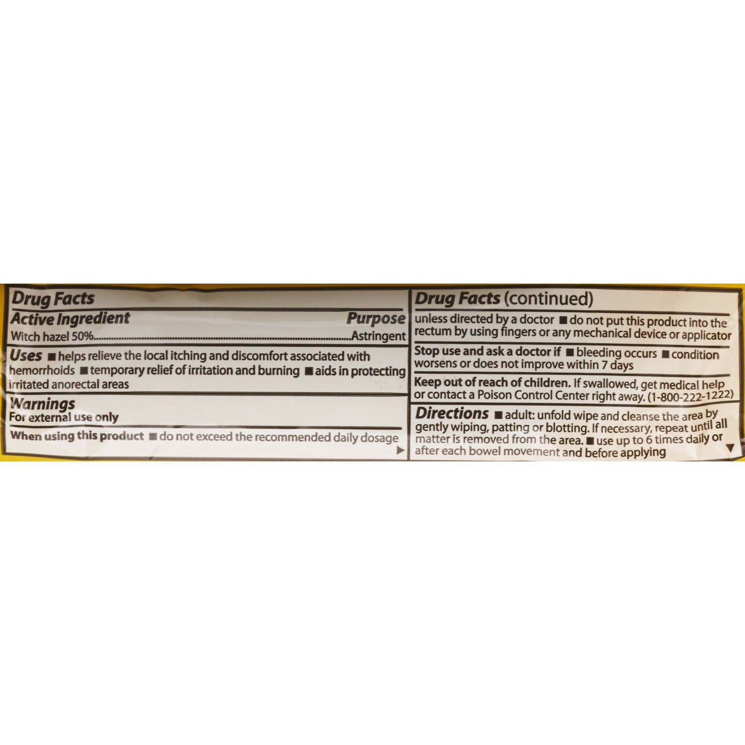 slide 3 of 3, CVS Health Hemorrhoidal Medicated Wipes, 48 Ct, 1 ct