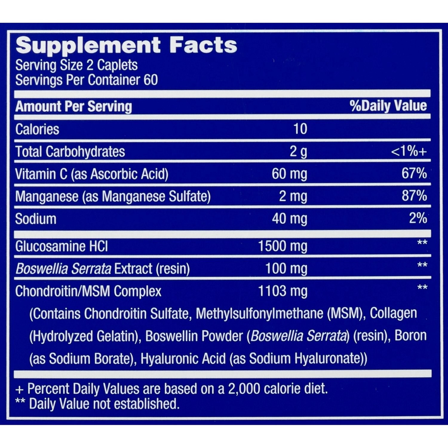 slide 6 of 6, CVS Health Glucosamine Chondroitin With Msm Caplets, 120 Ct, 1 ct