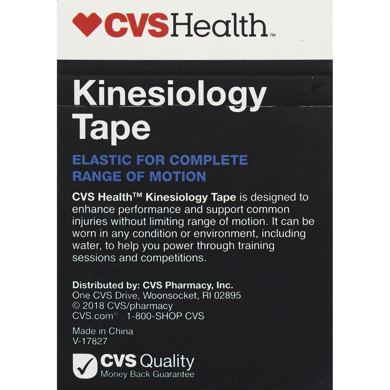 slide 4 of 5, CVS Health Kinesiology Athletic Tape Strips, Red, 1 ct