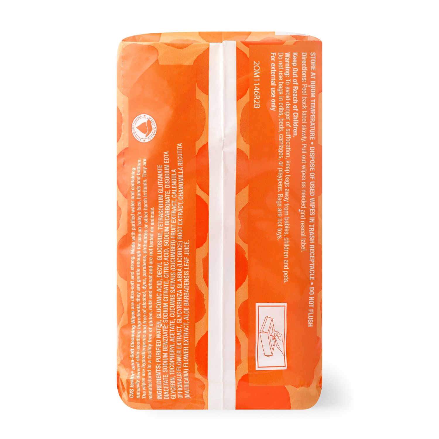 slide 3 of 4, CVS Health Ultra Soft Cleansing Wipes Solo Softpak, Unscented, 3 Pack, 216Ct, 1 ct