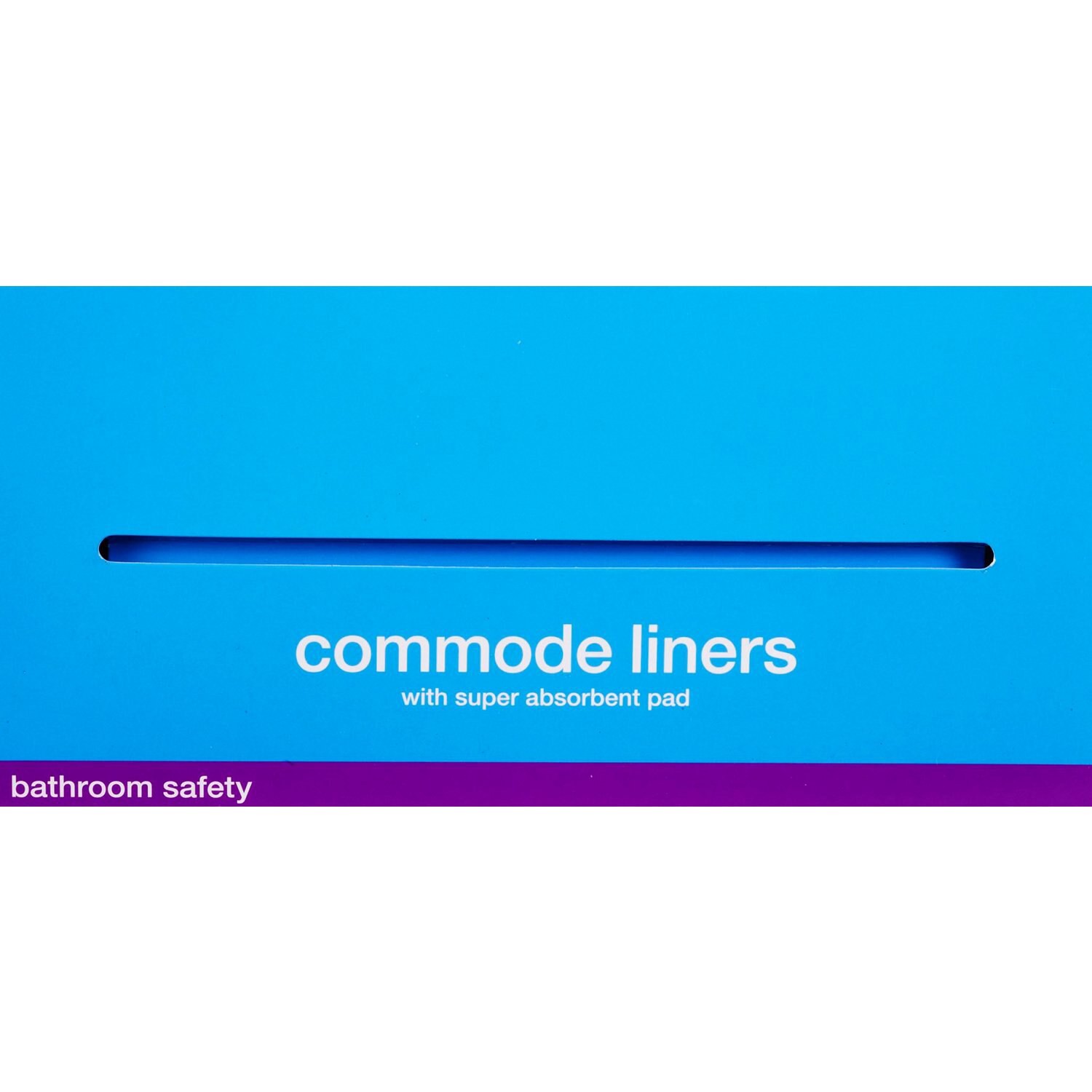 slide 5 of 6, CVS Health Commode Liner With Super Absorbent Pad, 12 Ct, 1 ct