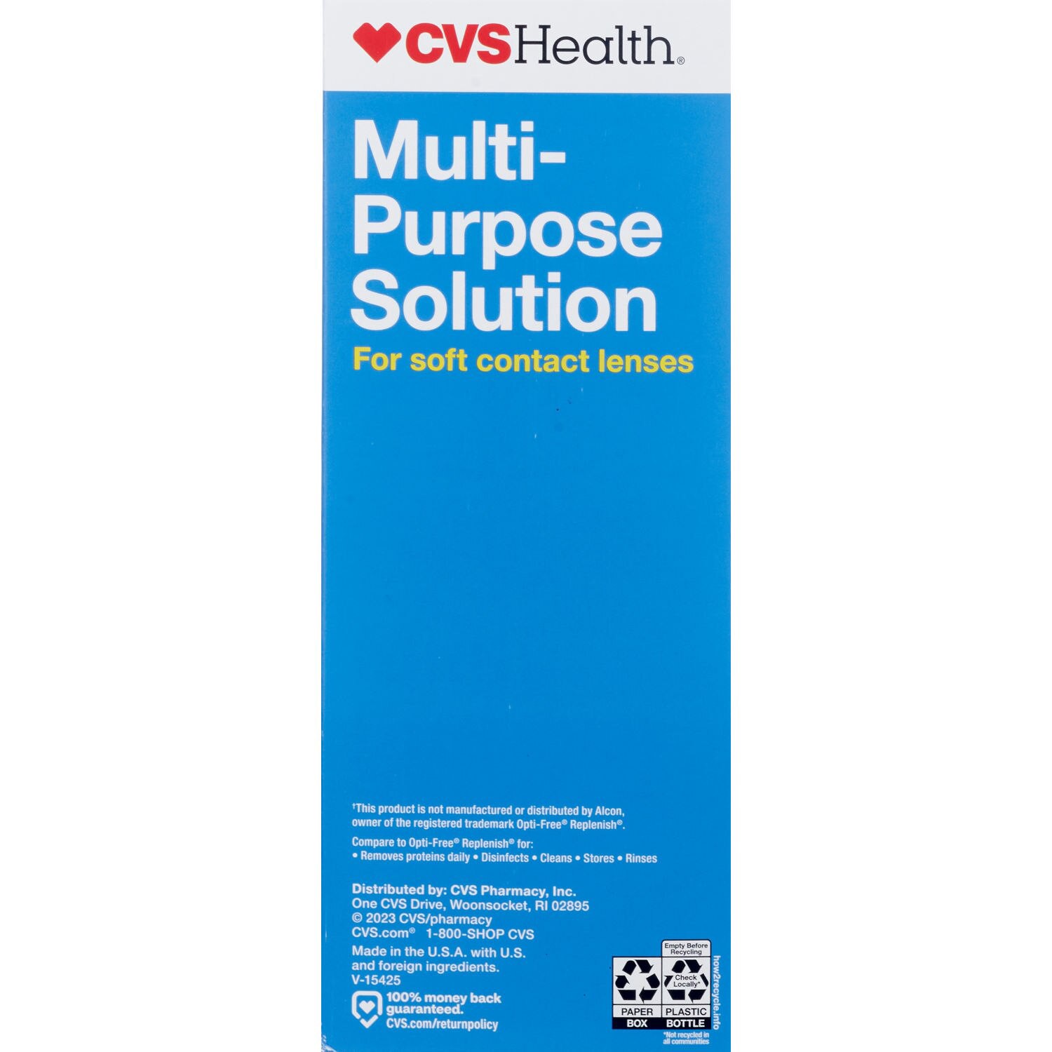 slide 3 of 4, CVS Health Multi-Purpose Solution Twin Pack, 1 ct