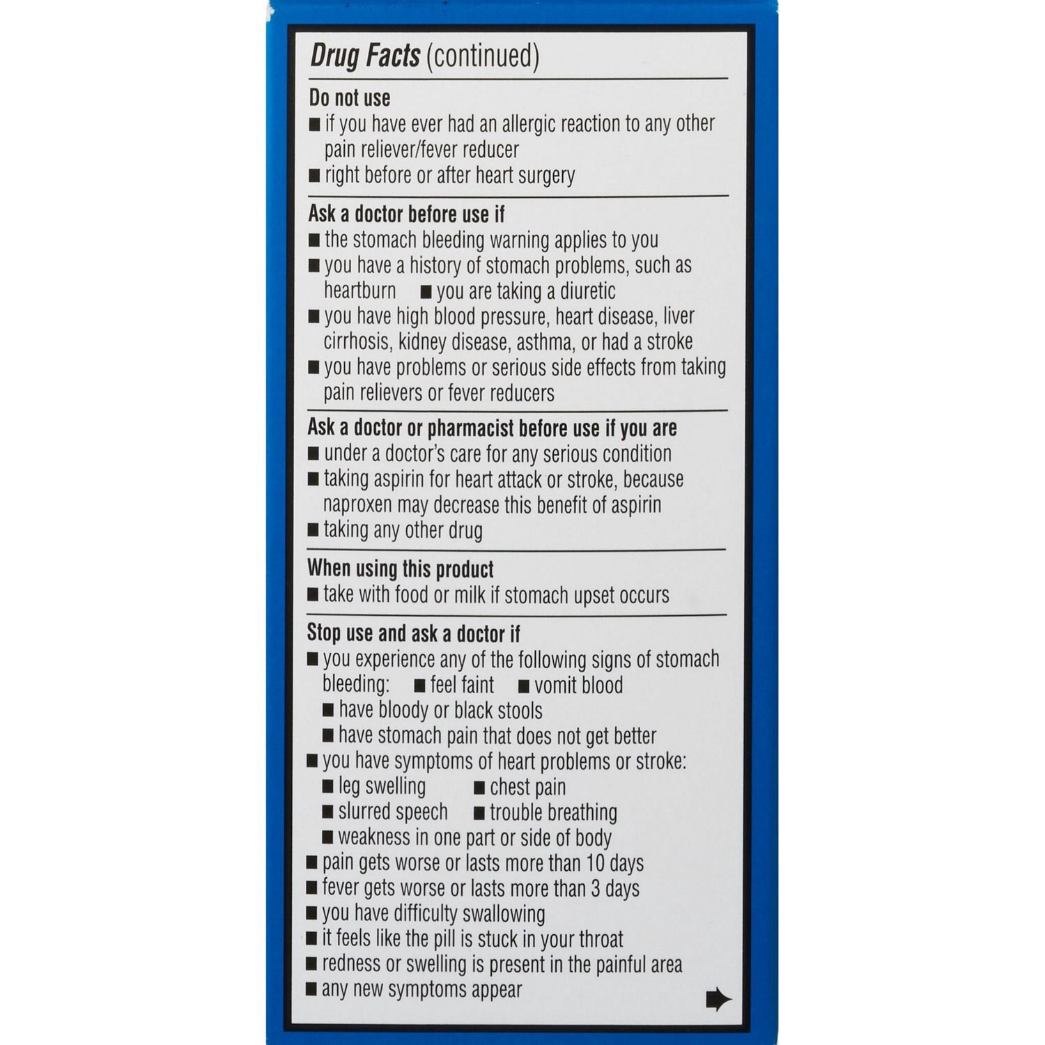 slide 4 of 6, CVS Health Back & Muscle Pain Naproxen Sodium 220 Mg Tablets, 100 Ct, 1 ct