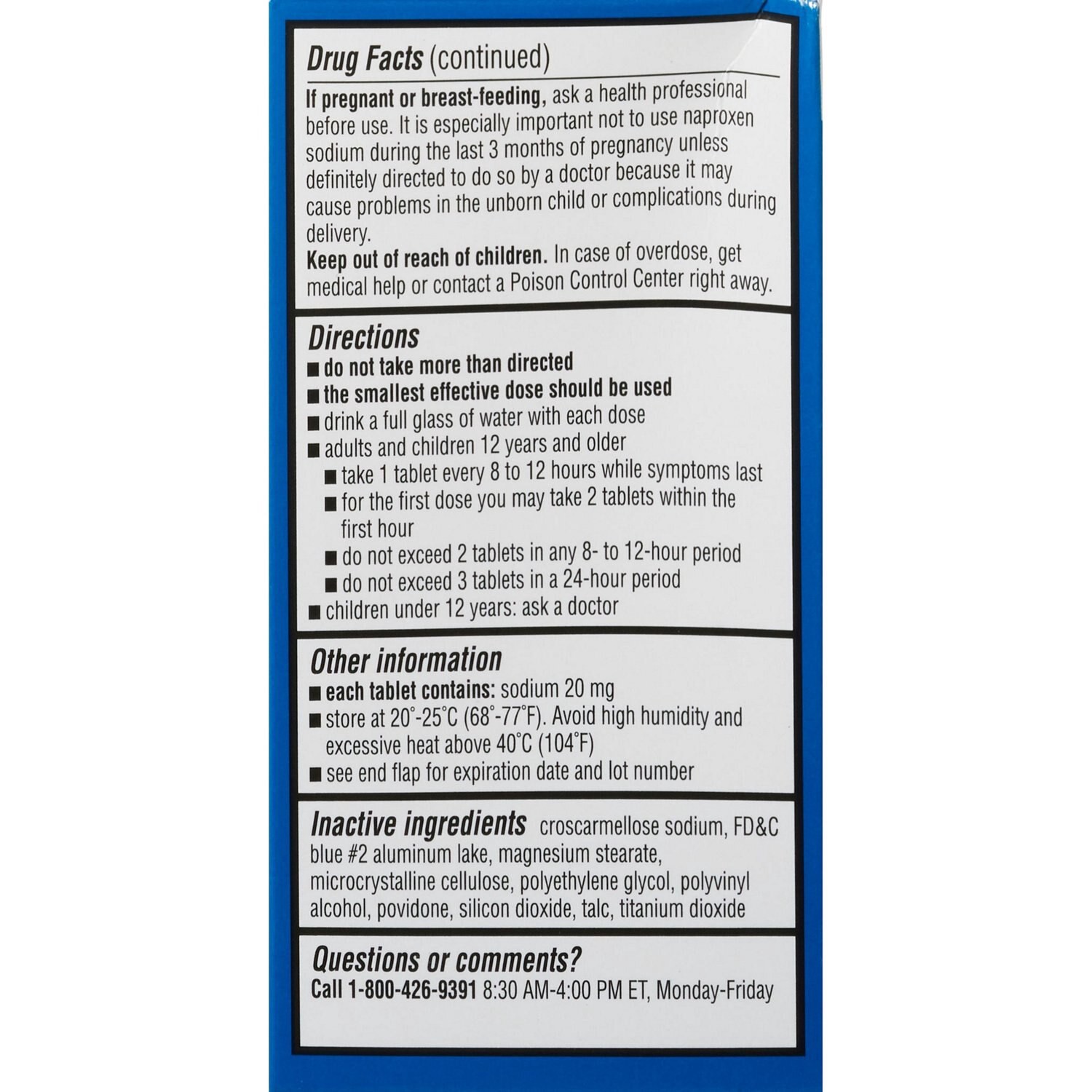slide 6 of 6, CVS Health Back & Muscle Pain Naproxen Sodium 220 Mg Tablets, 100 Ct, 1 ct