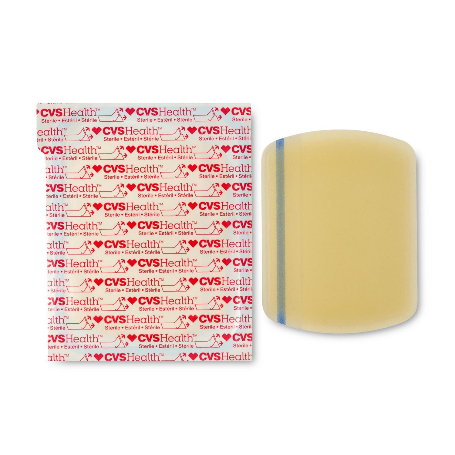 slide 2 of 11, CVS Health Advanced Healing Hydrocolloid Bandages, 3 In X 2.3 In, 4Ct, 1 ct