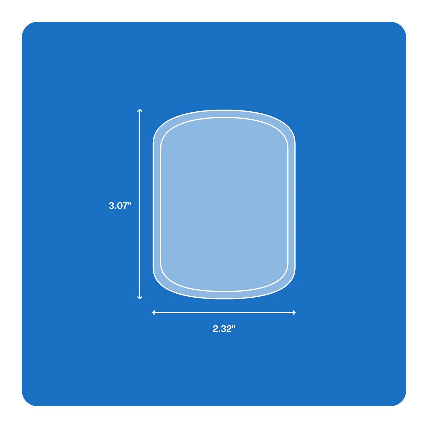 slide 9 of 11, CVS Health Advanced Healing Hydrocolloid Bandages, 3 In X 2.3 In, 4Ct, 1 ct