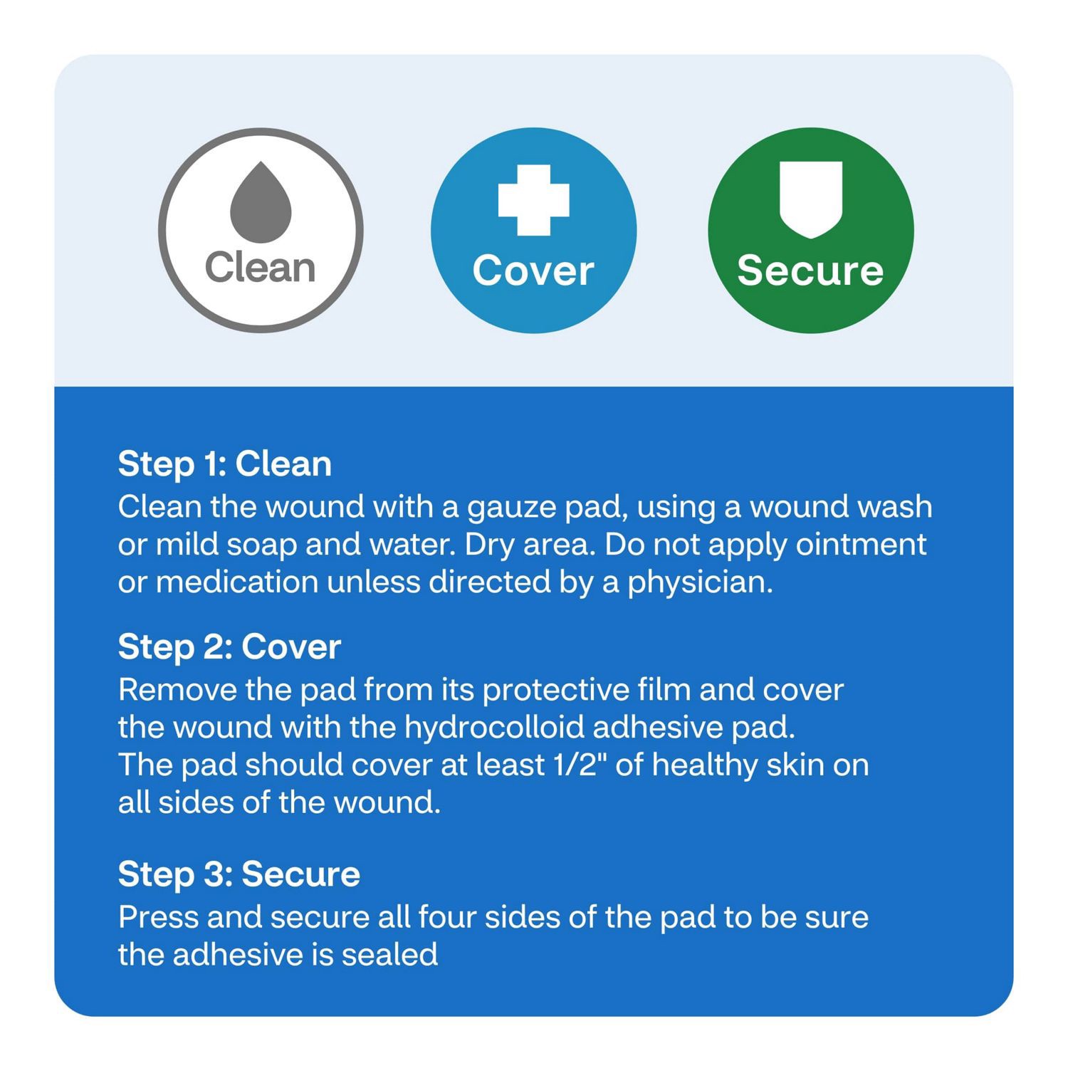 slide 3 of 11, CVS Health Advanced Healing Hydrocolloid Bandages, 3 In X 2.3 In, 4Ct, 1 ct