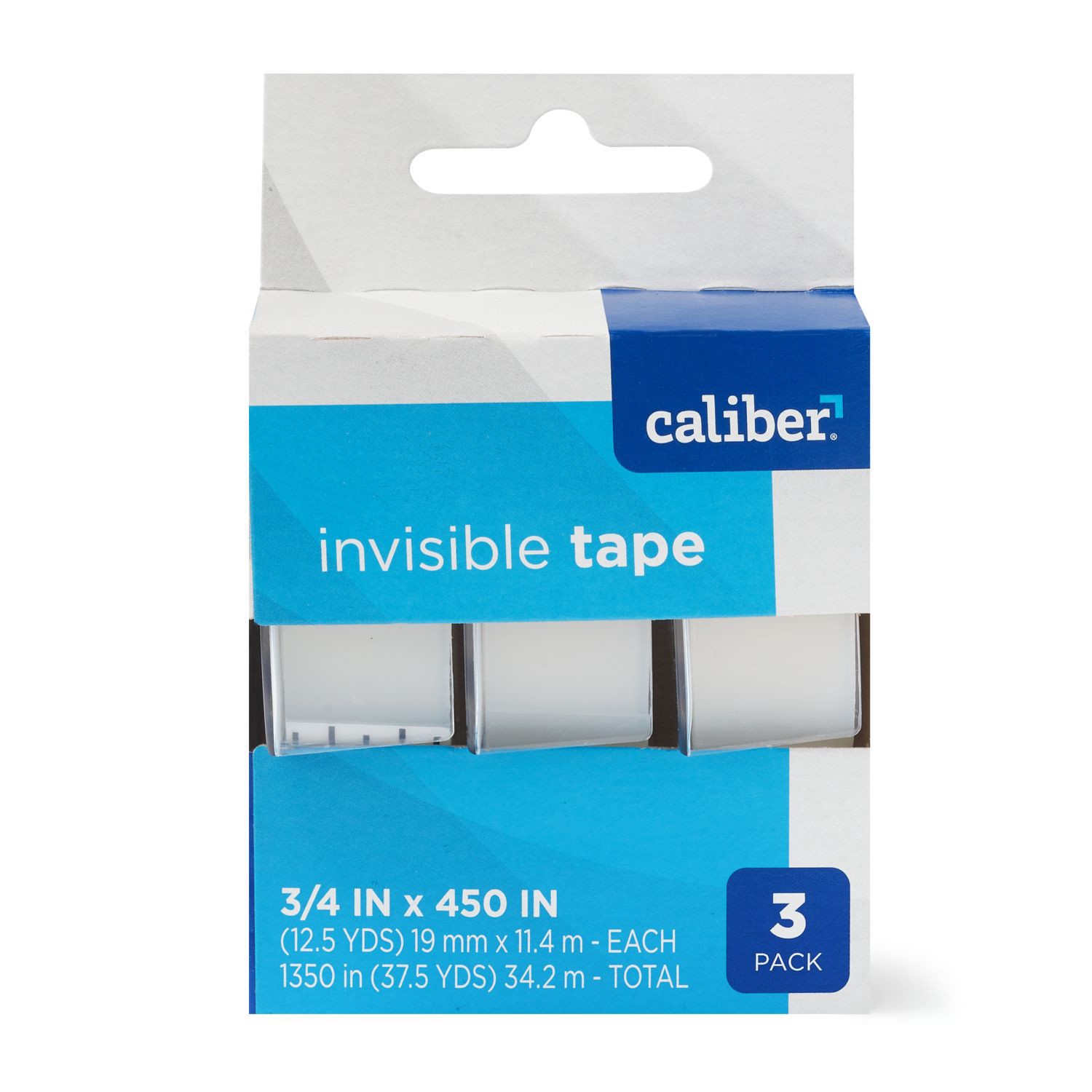 slide 3 of 4, Caliber Invisible Tape, 3 Ct, 1 ct
