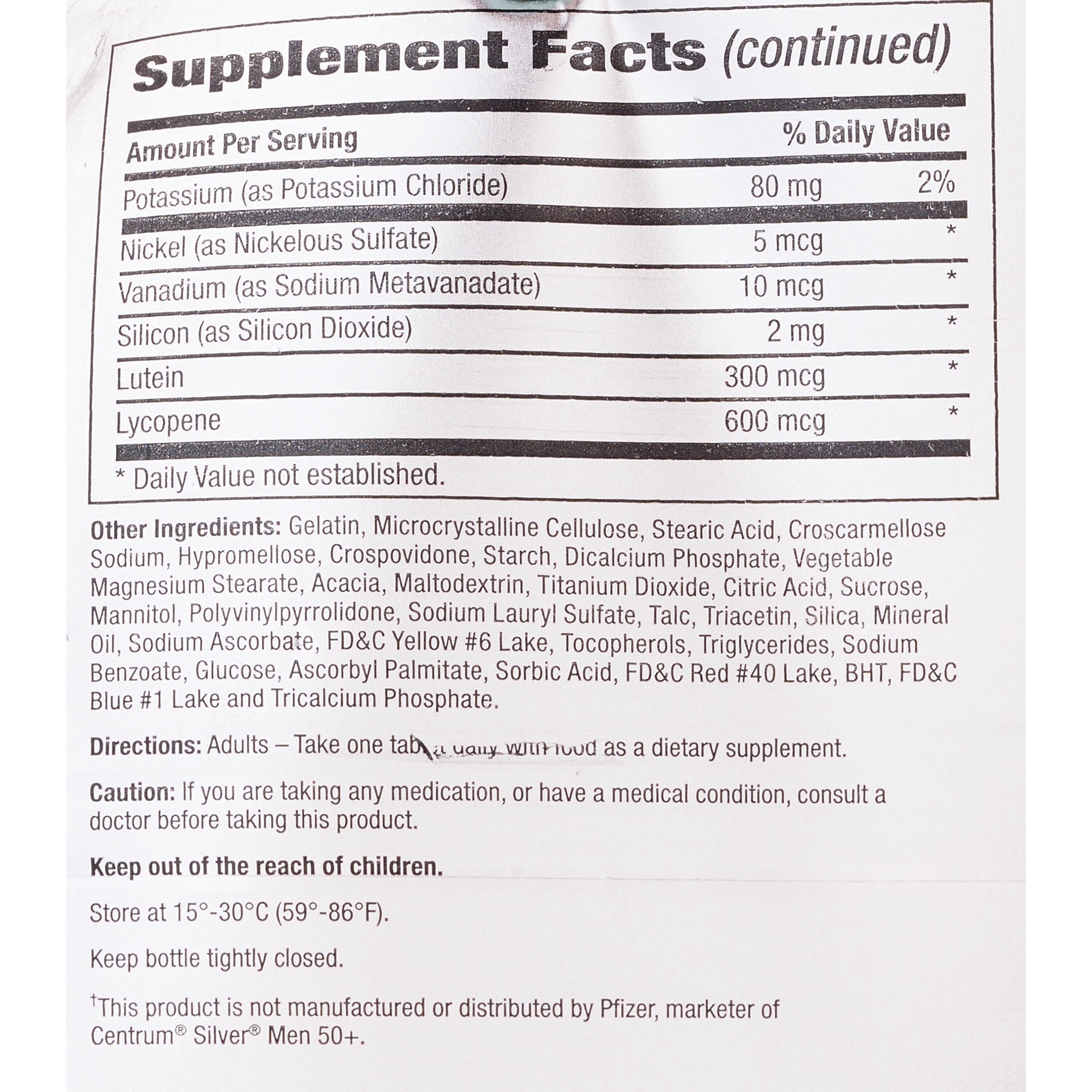 slide 2 of 6, CVS Health Men's 50+ Multivitamin Tablets, 200 Ct, 1 ct