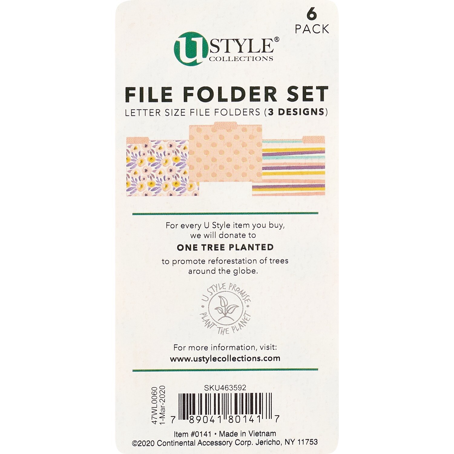 slide 3 of 6, Caliber File Folder Set (Letter Size) Assorted Styles, 6 Ct, 1 ct