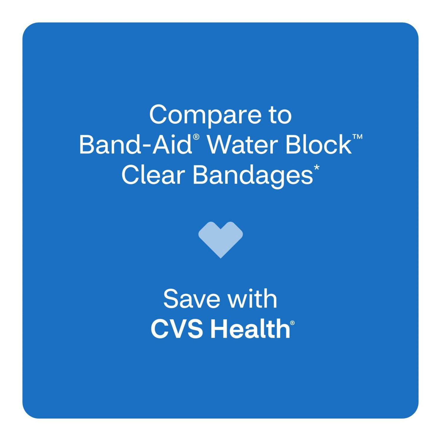slide 3 of 9, CVS Health Clear Waterproof Bandages, Assorted Sizes, 30 Ct, 1 ct