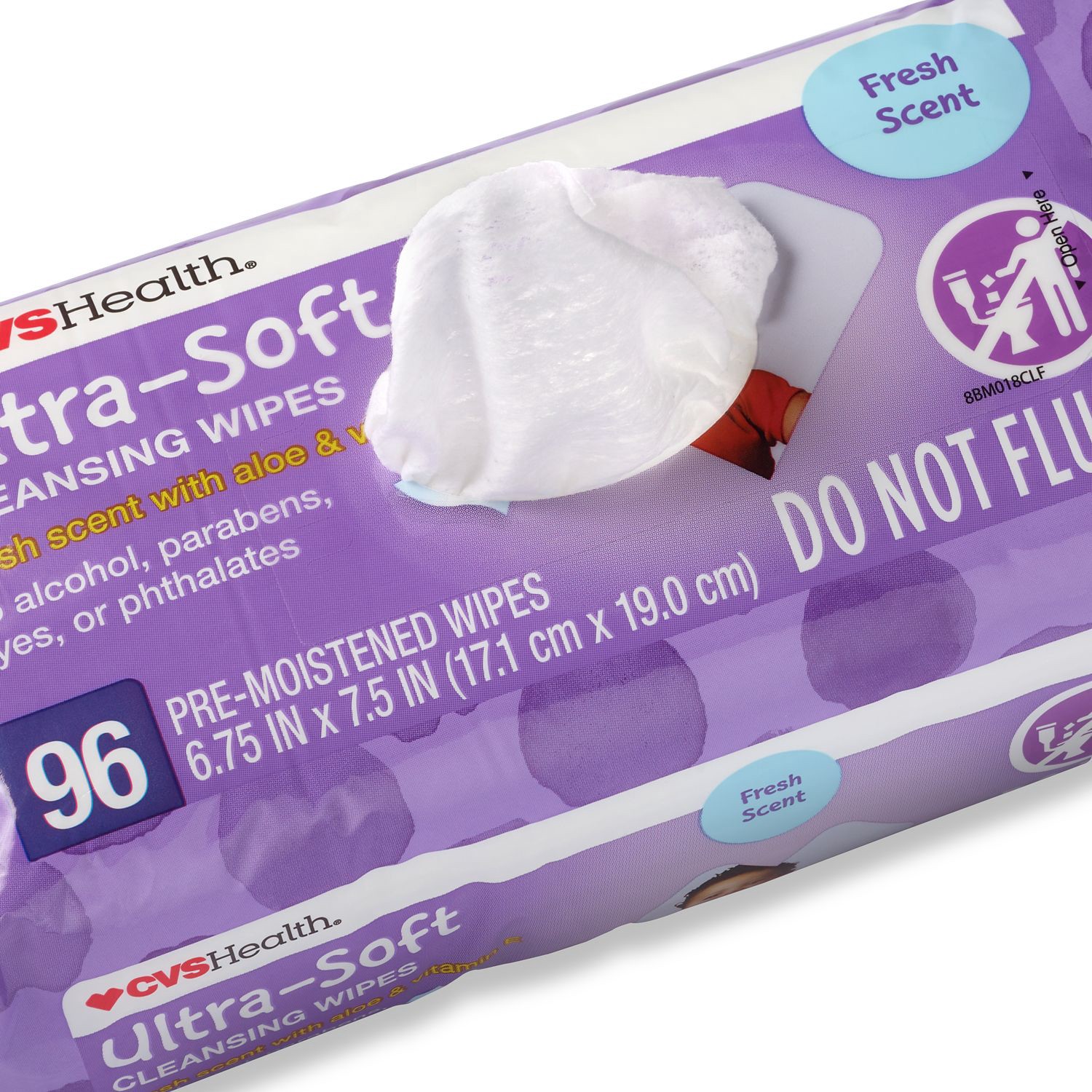 slide 2 of 5, CVS Health Ultra-Soft Cleansing Wipes, Scented, 96 Ct, 4 Pk, 1 ct