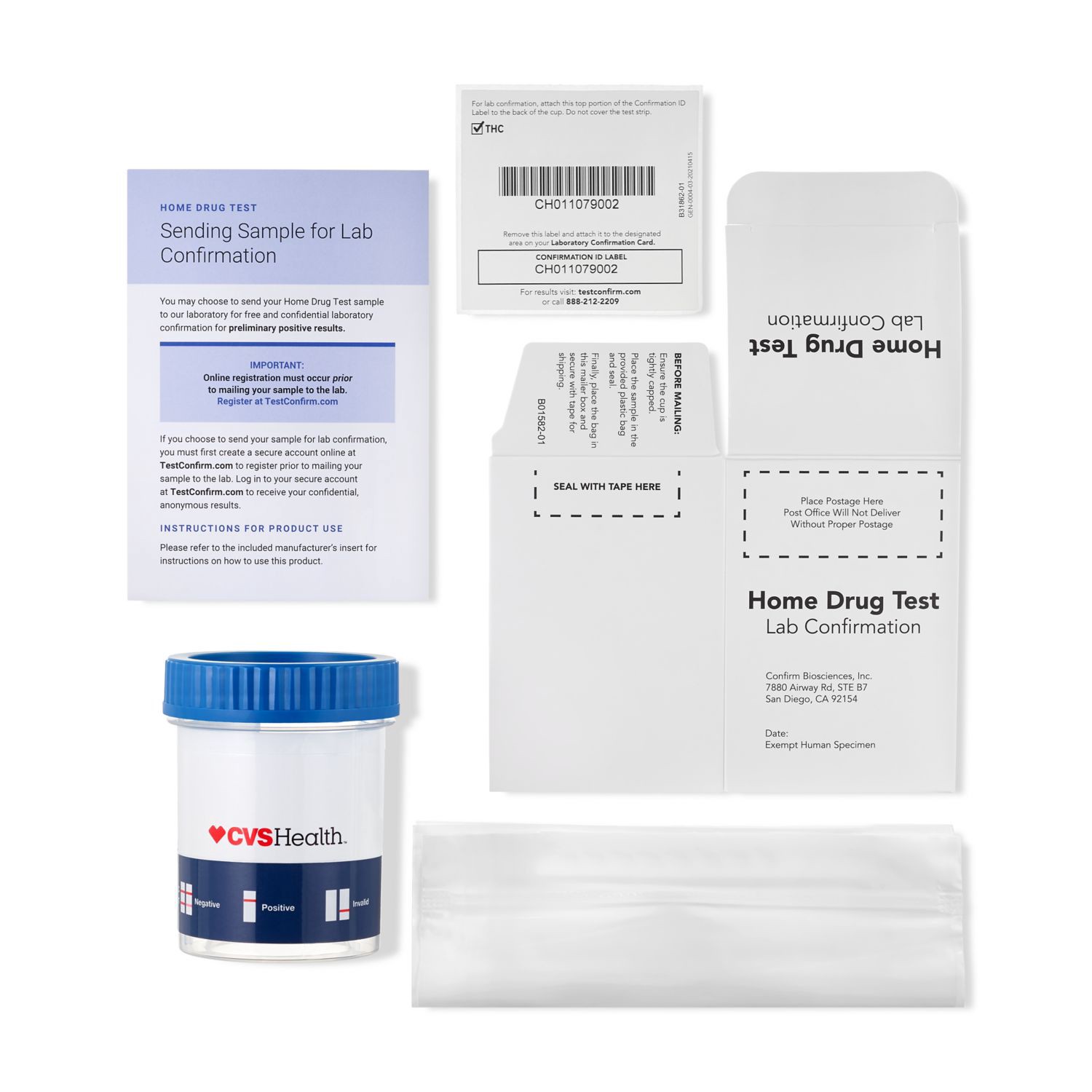 slide 3 of 11, CVS Health Home Drug Test Kit, Marijuana, 1 Pack, 1 ct