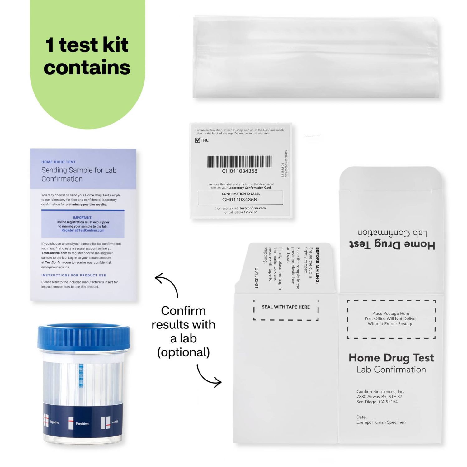 slide 7 of 11, CVS Health Home Drug Test Kit, Marijuana, 1 Pack, 1 ct