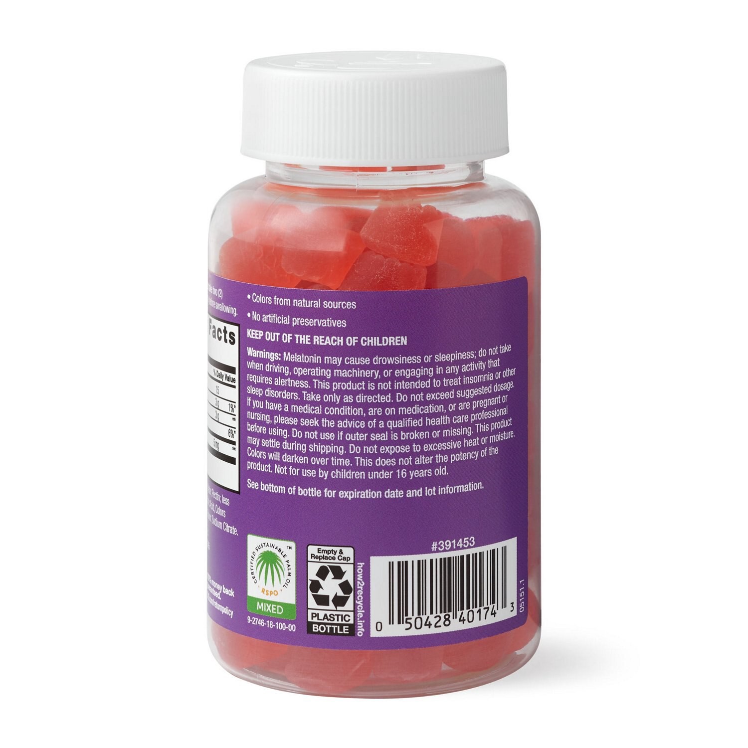 slide 4 of 4, CVS Health Melatonin Gummies, 60 Ct, 1 ct