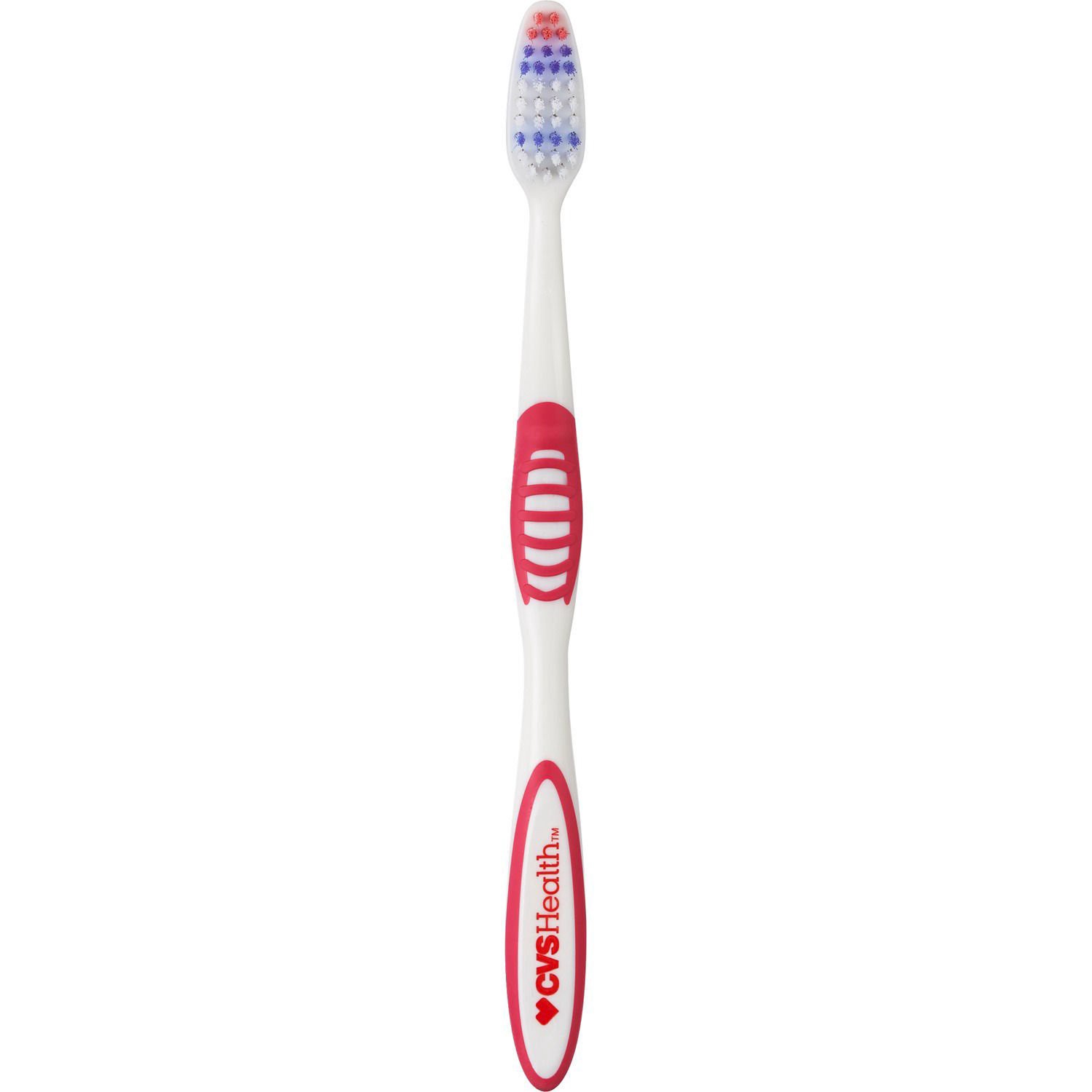 slide 3 of 3, Cvs Health Dual Clean Toothbrush, Medium Bristle, 1 Ct, 1 ct