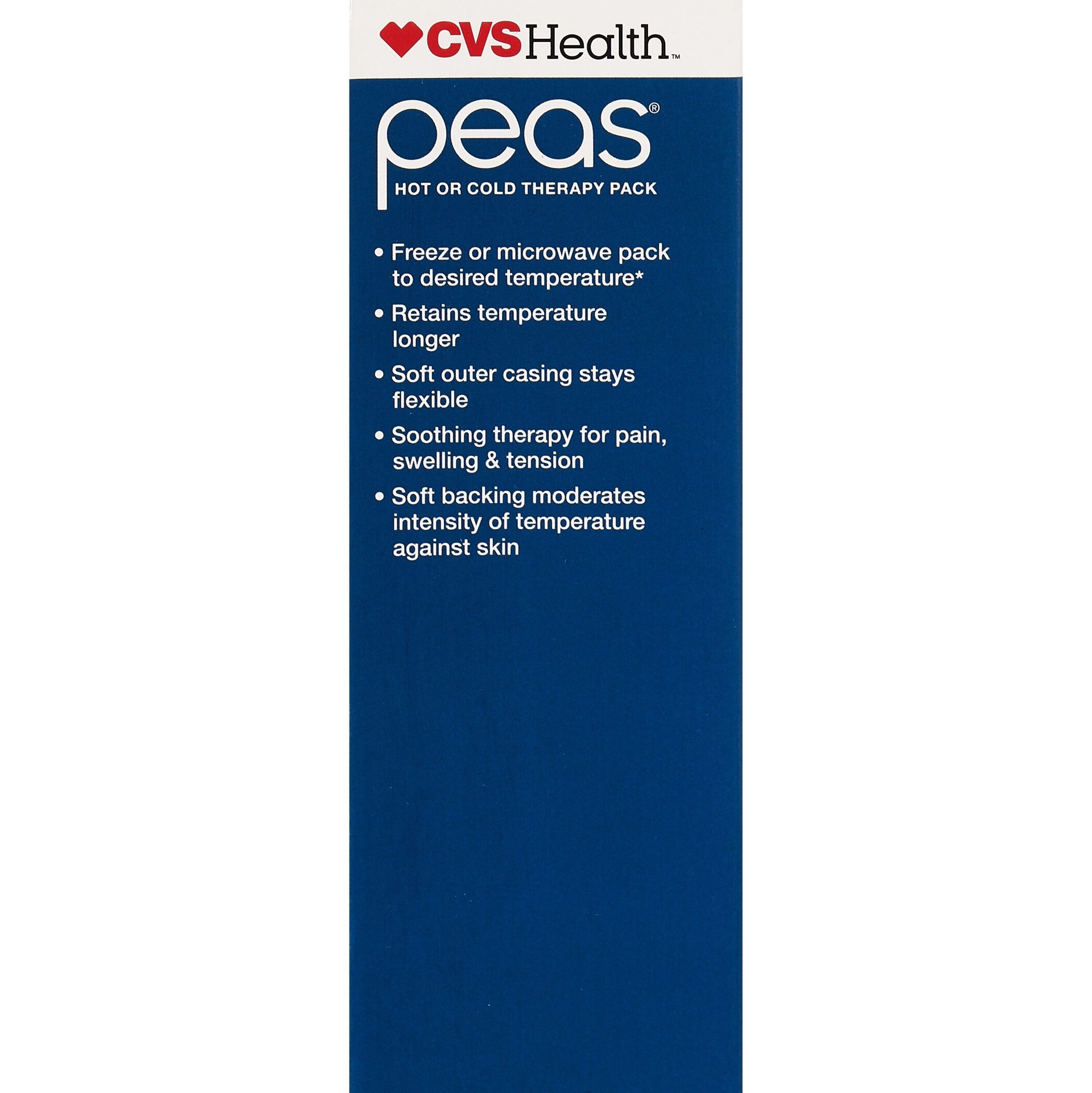 slide 4 of 5, CVS Health Peas Hot Or Cold Therapy Pack, Neck & Shoulder, 1 ct