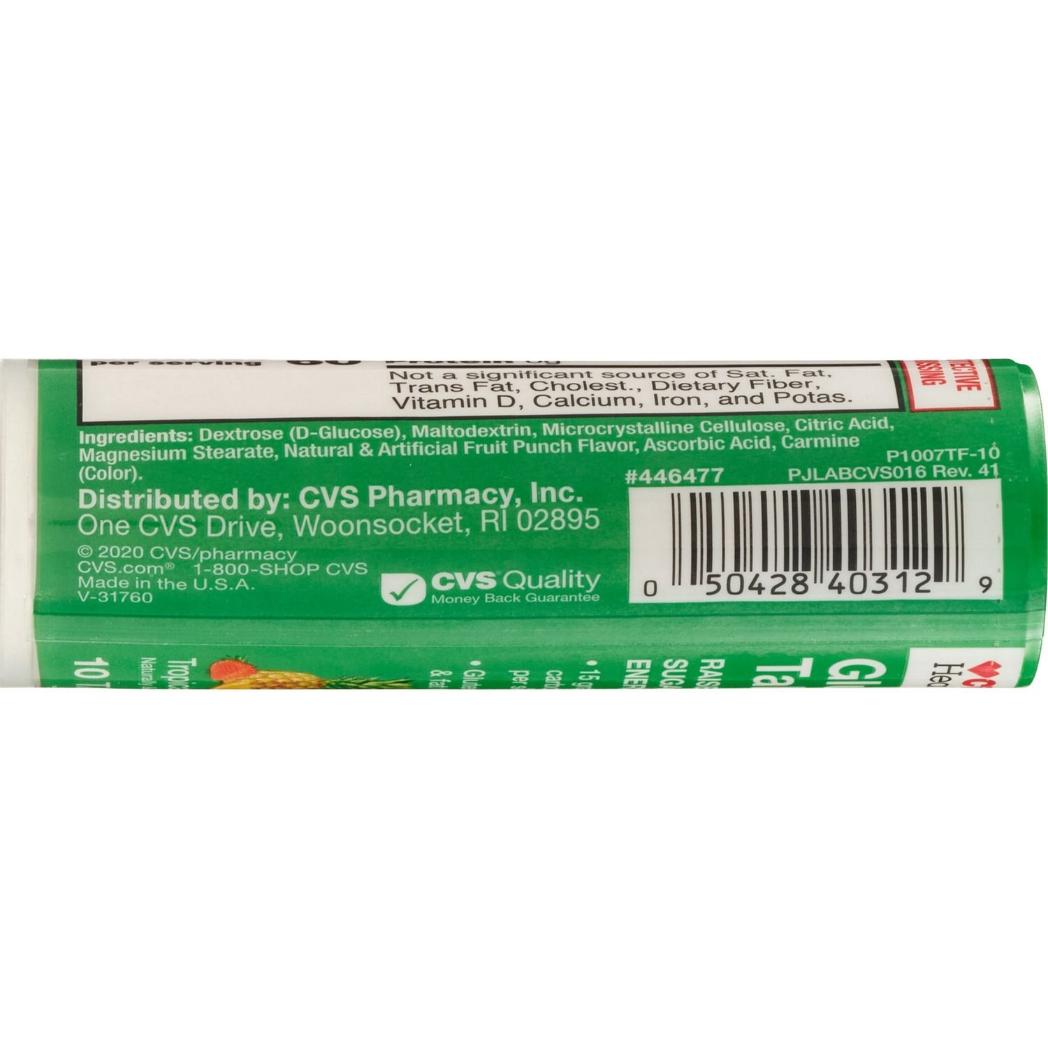 slide 3 of 4, CVS Health Glucose Tablets, Tropical Fruit, 10 Ct, 1 ct
