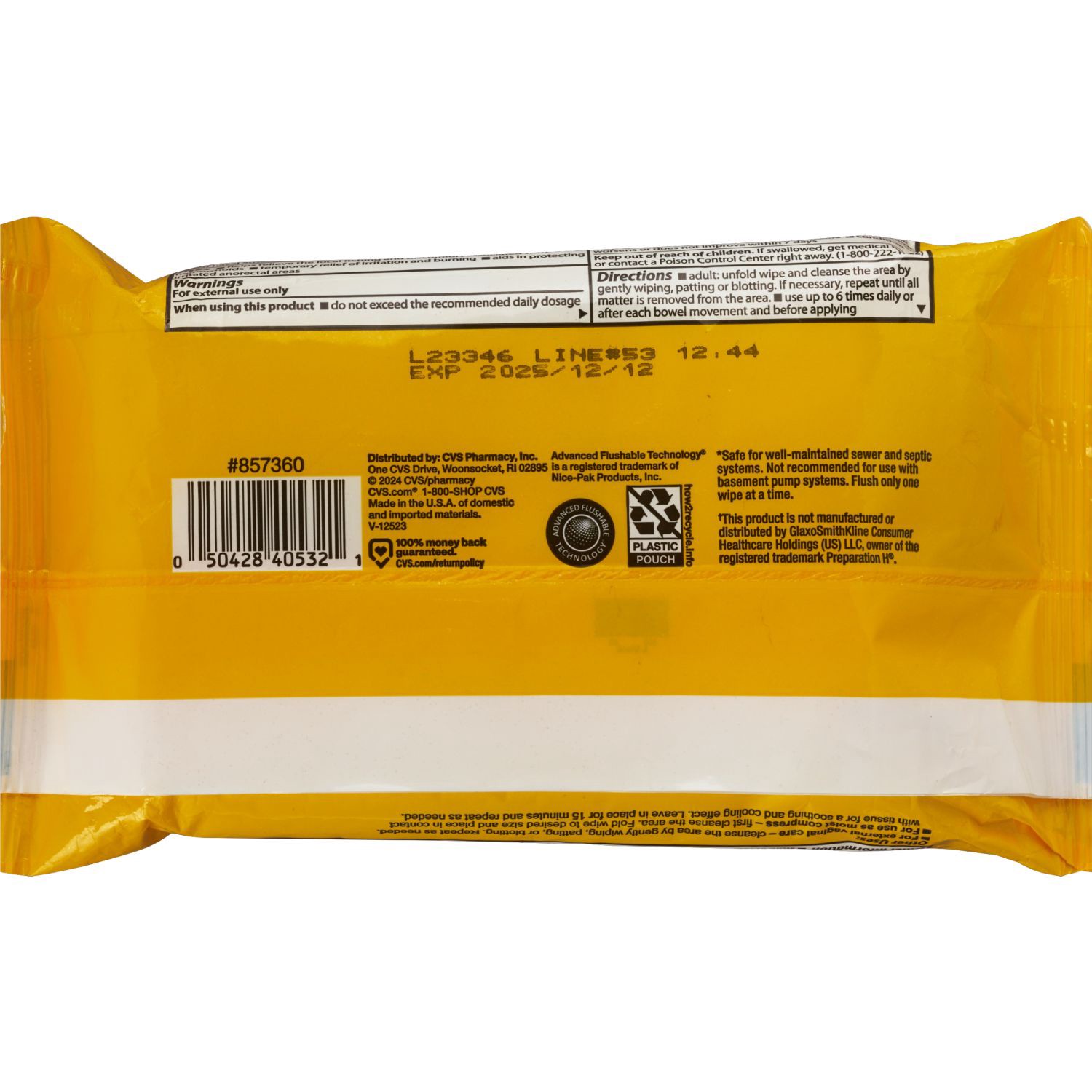 slide 2 of 5, CVS Cleansing Wipe Value Size, 48 ct