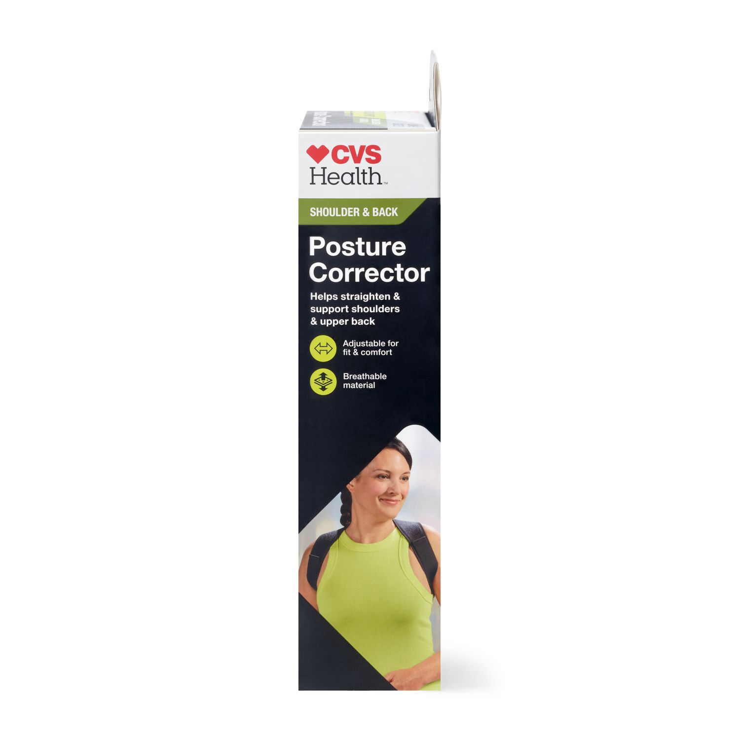 slide 5 of 5, CVS Health Adjustable Back Posture Corrector, 1 ct