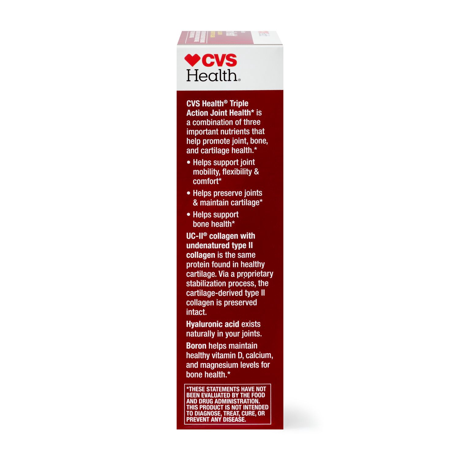 slide 5 of 5, CVS Health Triple Action Joint Health Tablets, 30 Ct, 1 ct