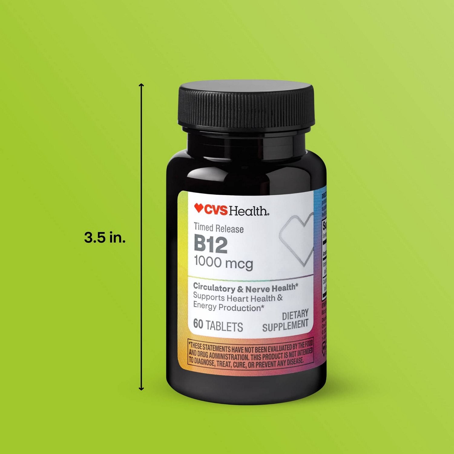 slide 10 of 12, CVS Health Vitamin B12 Tablets , 60 Ct, 1 ct