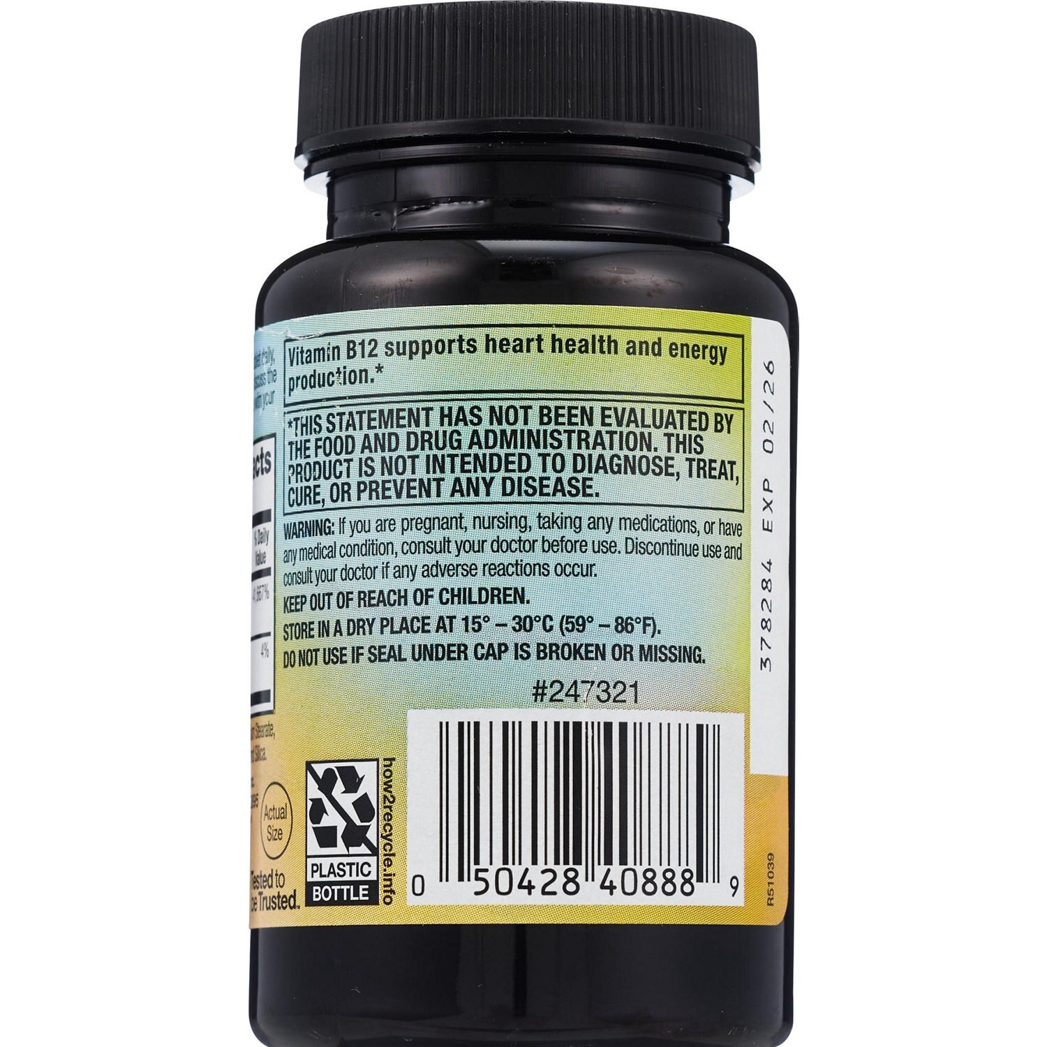 slide 11 of 12, CVS Health Vitamin B12 Tablets , 60 Ct, 1 ct