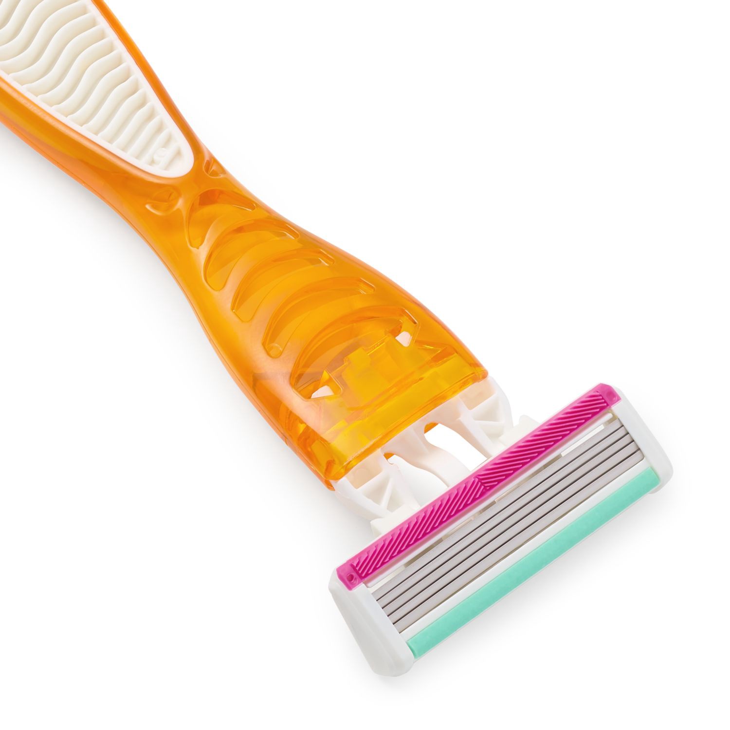 slide 3 of 4, CVS Beauty Women's 5 Blade Disposable Razors For Sensitive Skin, 2 Ct, 1 ct