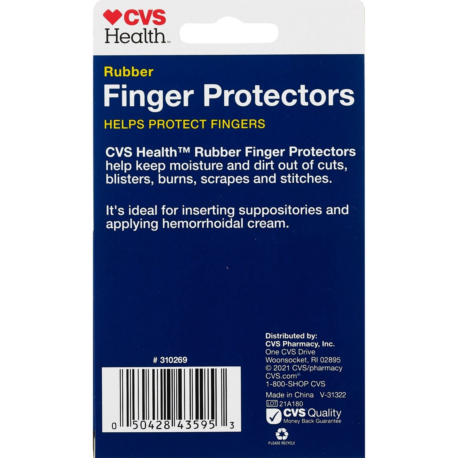 slide 2 of 2, CVS Health Rubber Finger Protectors, 30 Ct, 1 ct