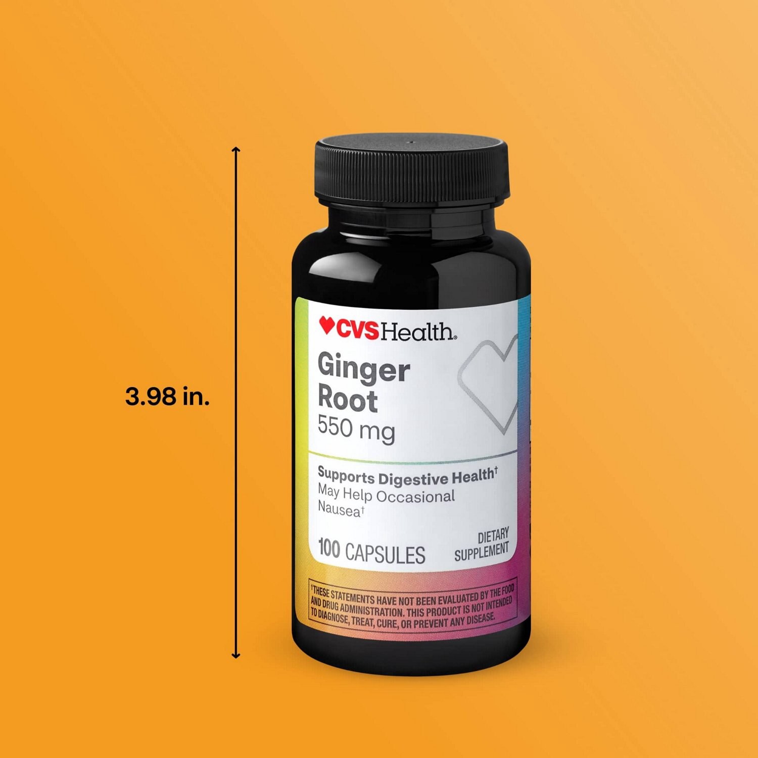 slide 9 of 11, CVS Health Ginger Root Capsules, 100 Ct, 1 ct