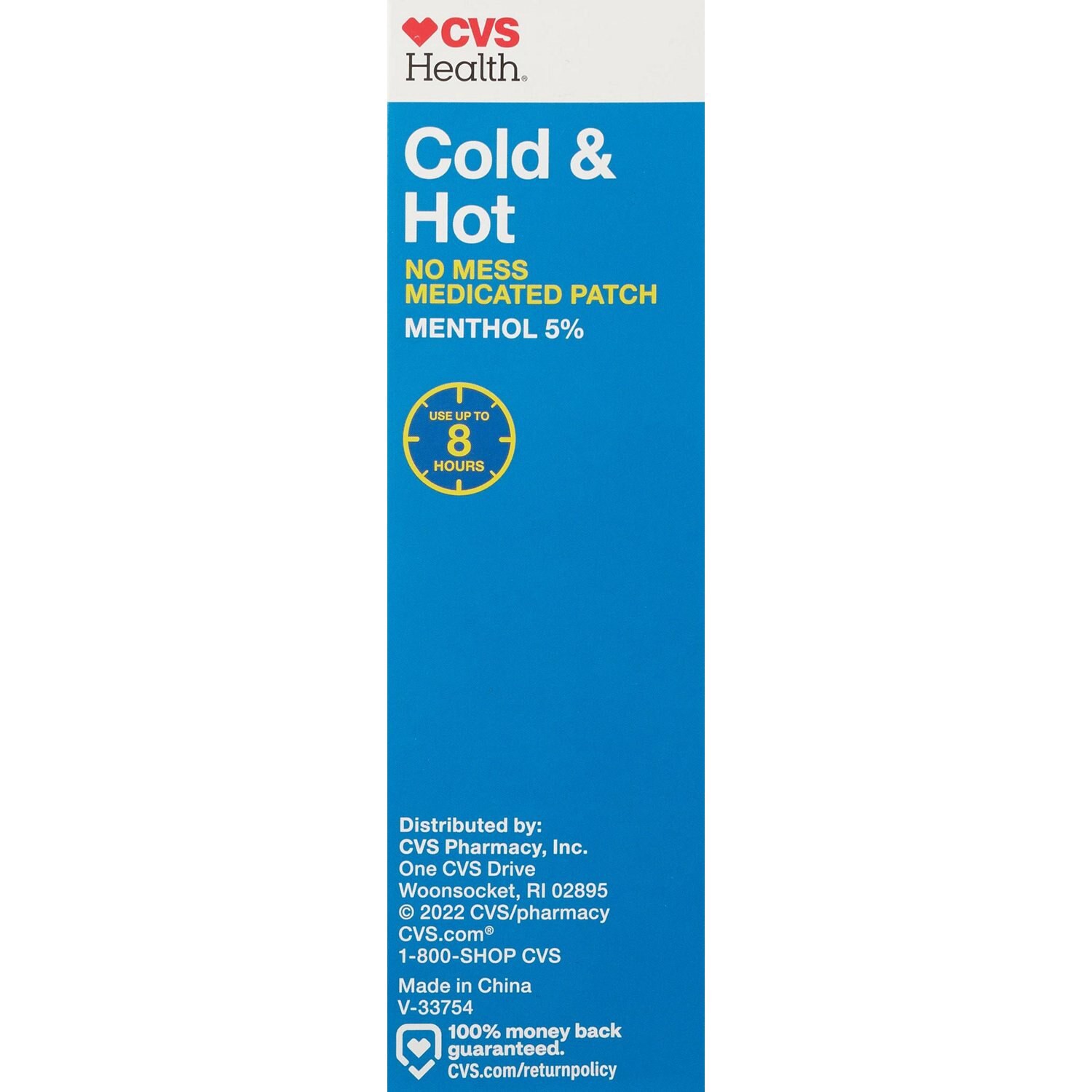 slide 3 of 5, Cvs Health Extra Strength Cold & Hot Medicated Patches, X-Large, 3 Ct, 1 ct