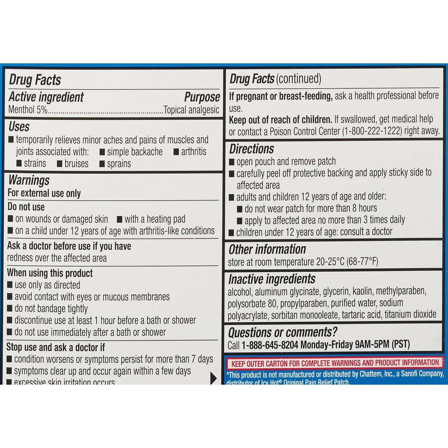 slide 2 of 5, Cvs Health Extra Strength Cold & Hot Medicated Patches, X-Large, 3 Ct, 1 ct