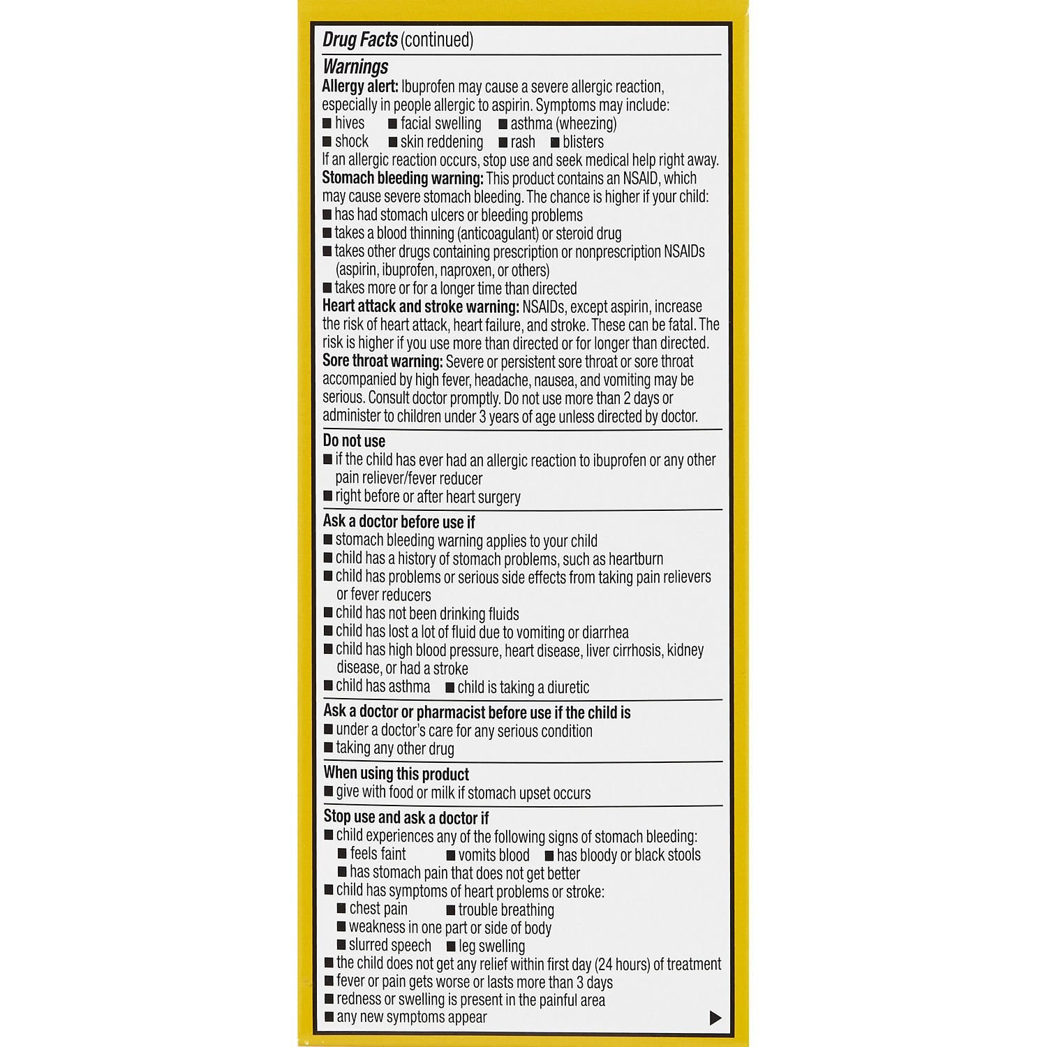 slide 6 of 6, CVS Health Infants' Ibuprofen Oral Suspension, Berry, 1 Oz, 1 oz