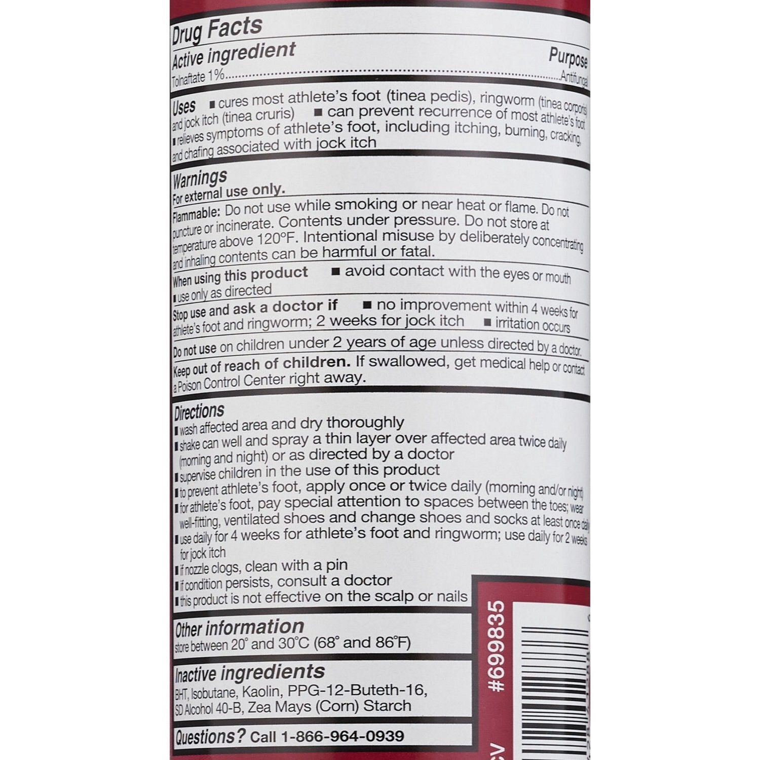 slide 5 of 5, CVS Health Antifungal Powder Spray, 4.6 Oz, 1 ct