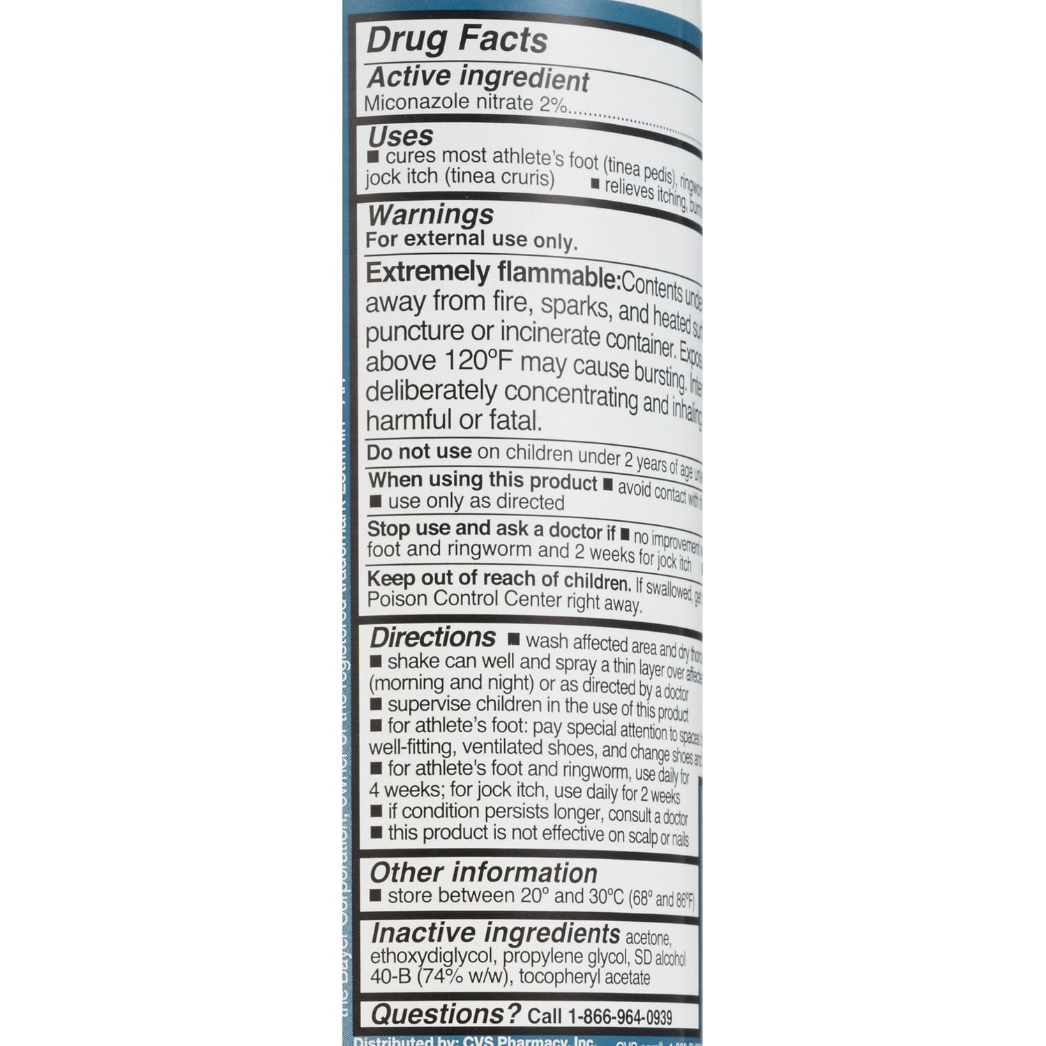 slide 4 of 5, CVS Health Athlete's Foot Liquid Spray, 5.3 Oz, 1 ct
