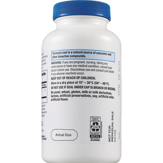 slide 5 of 7, CVS Health Turmeric Capsules Twinpack, 150 Ct, 1 ct