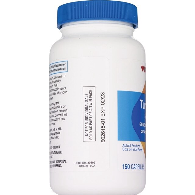 slide 4 of 7, CVS Health Turmeric Capsules Twinpack, 150 Ct, 1 ct