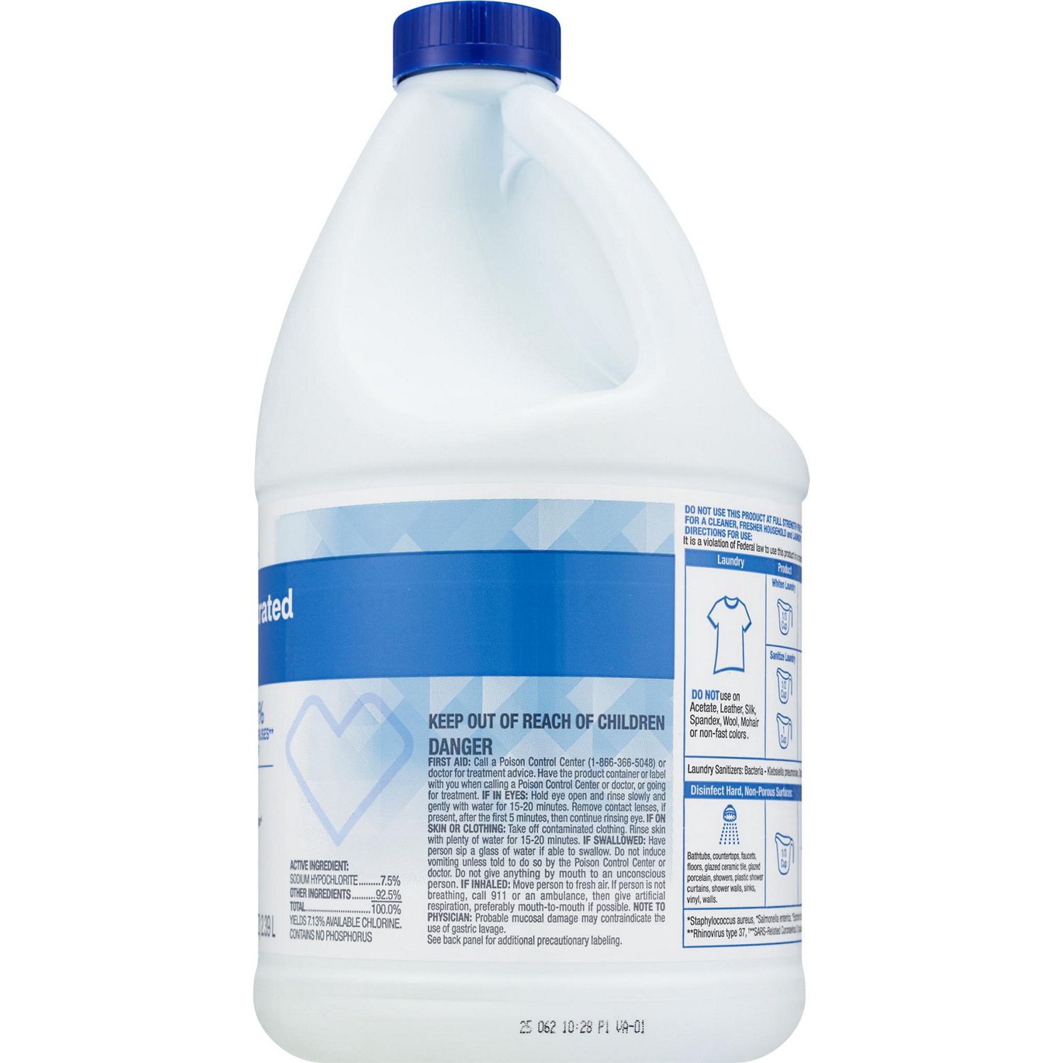 slide 3 of 4, Total Home Concentrated Bleach, 121 Oz, 1 ct