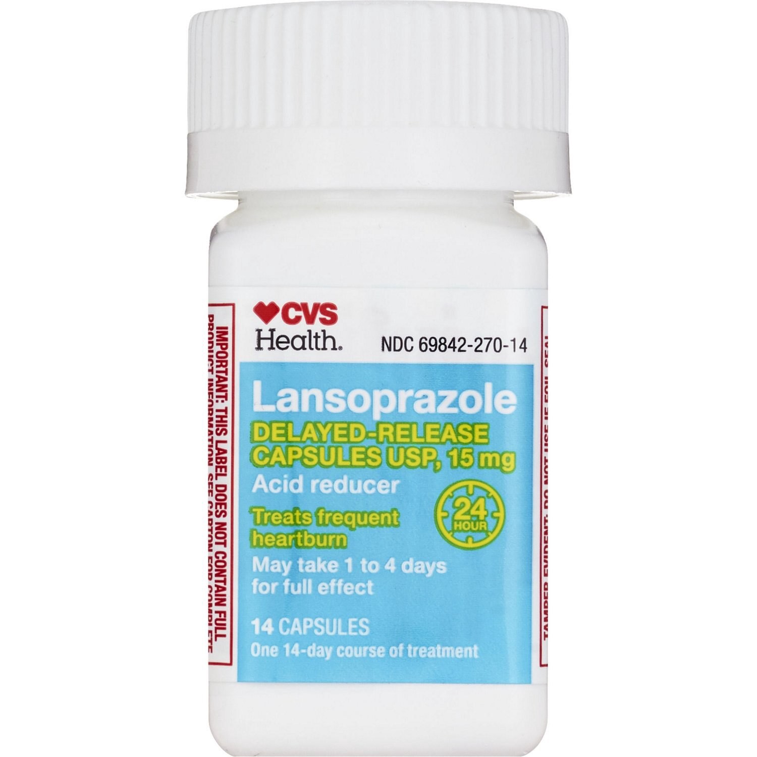 slide 3 of 6, CVS Health Delayed-Release Acid Reducer Tablets, 28 Ct, 1 ct