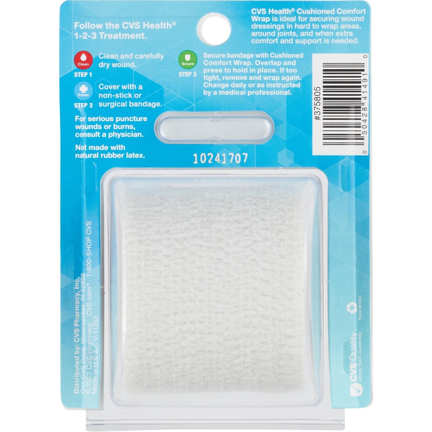 slide 3 of 3, CVS Health Cushioned Comfort Wrap, 1 Ct, 1 ct