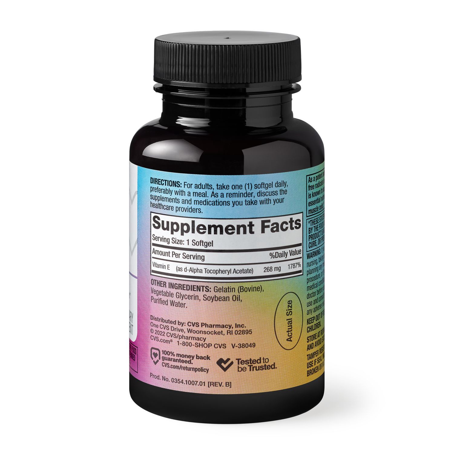 slide 2 of 5, CVS Health Vitamin E Softgels, 100 Ct, 1 ct