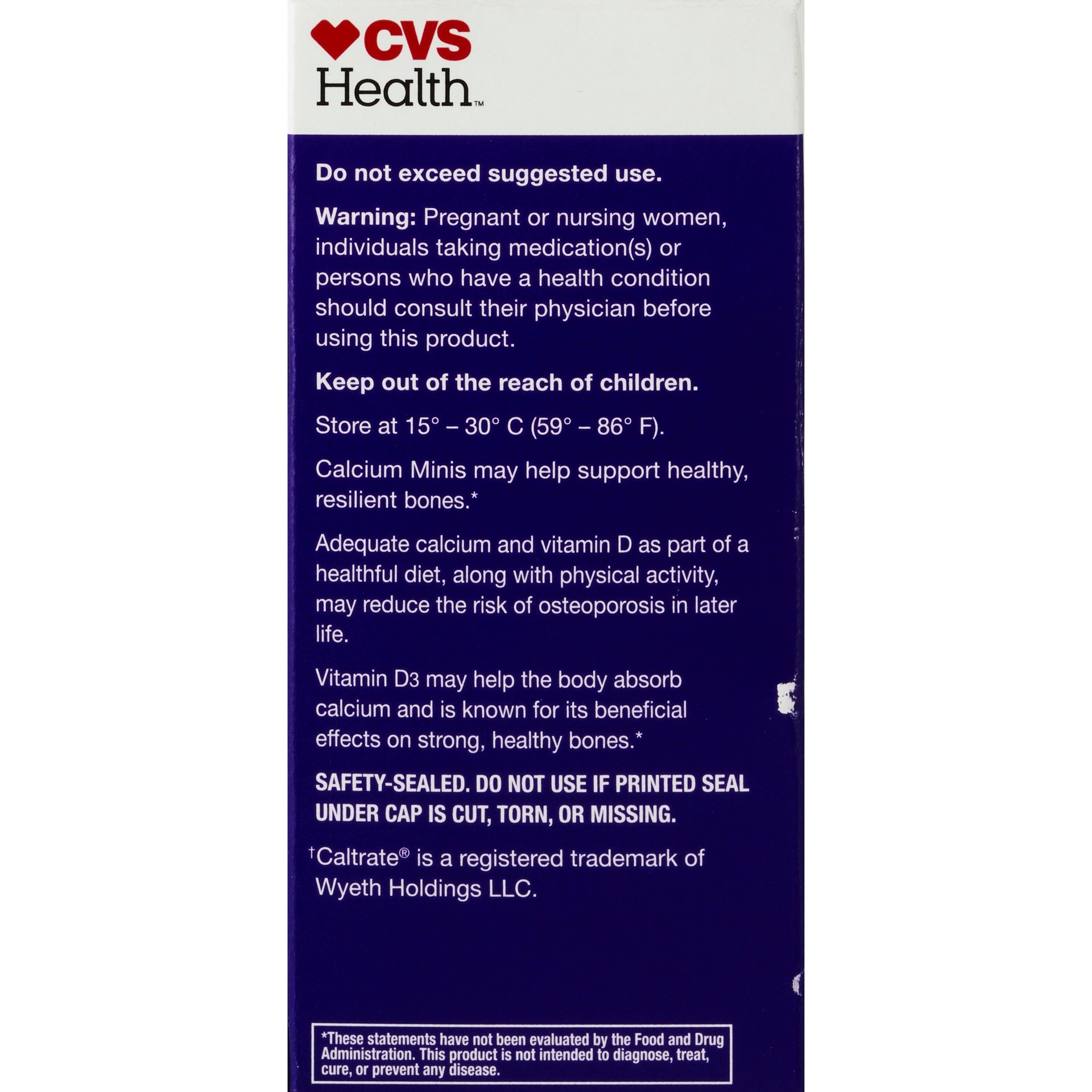 slide 5 of 5, CVS Health Calcium Mini Tablets, 150 Ct, 1 ct