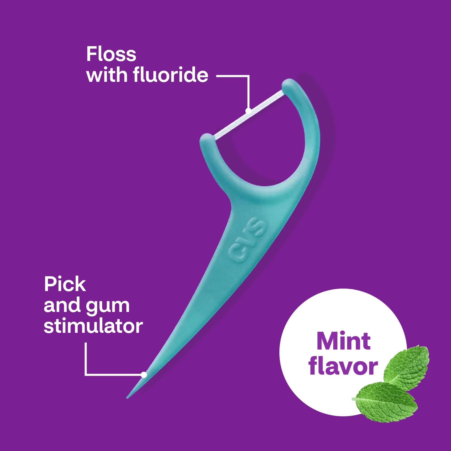 slide 4 of 6, CVS Health Comfort Floss Picks, Mint, 90 Ct, 1 ct