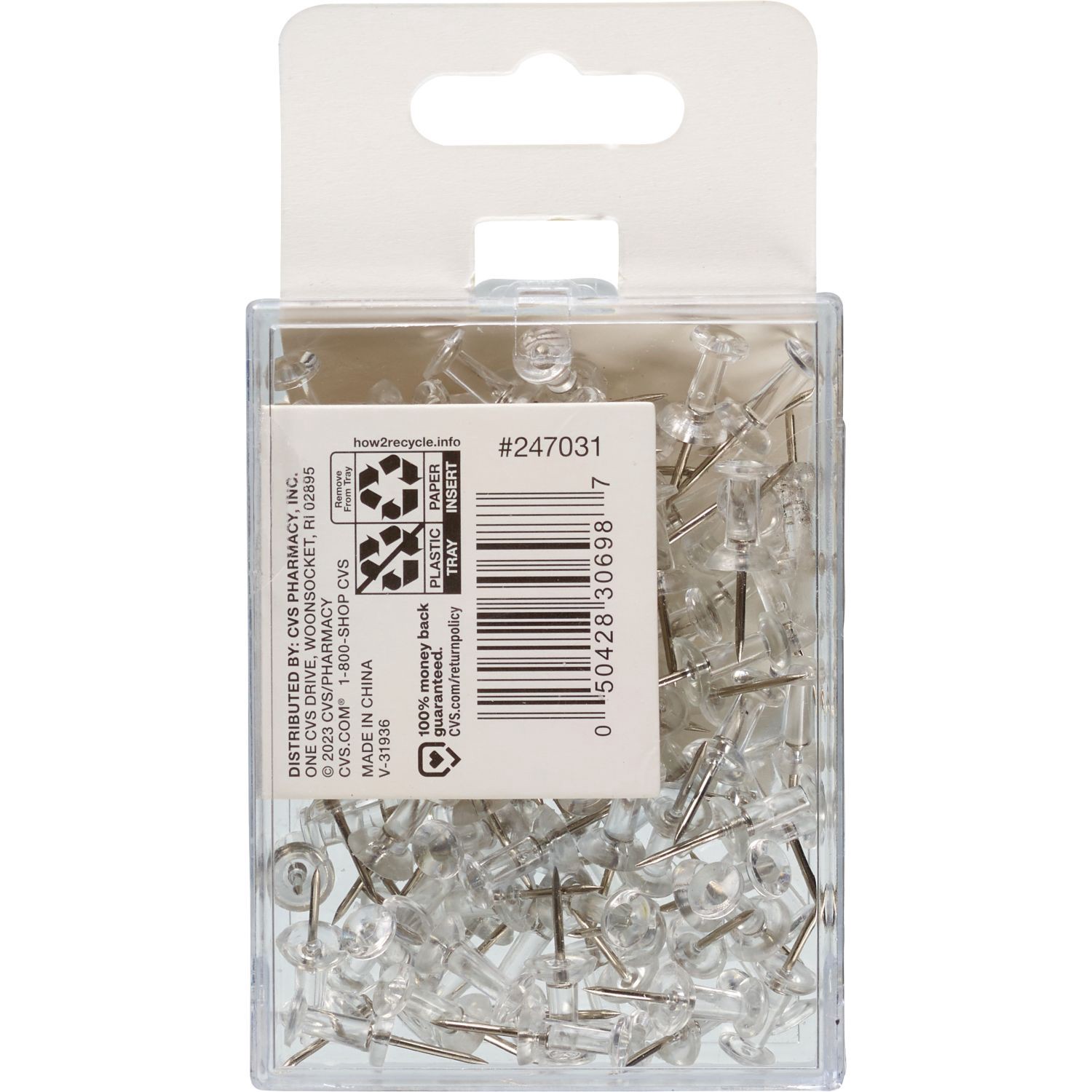 slide 2 of 2, Caliber Push Pins, 1 ct