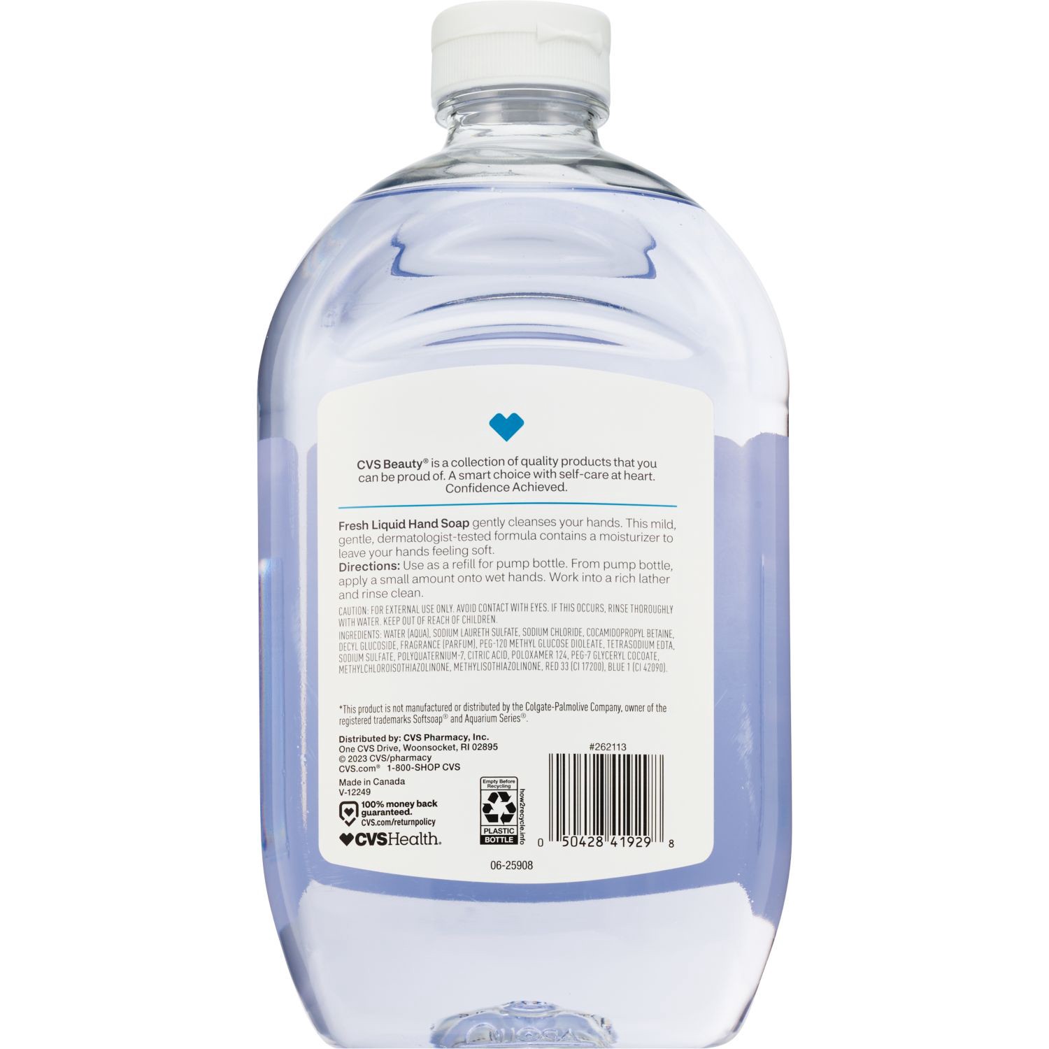 slide 2 of 2, CVS Beauty Liquid Hand Soap Refill, Fresh, 56 oz