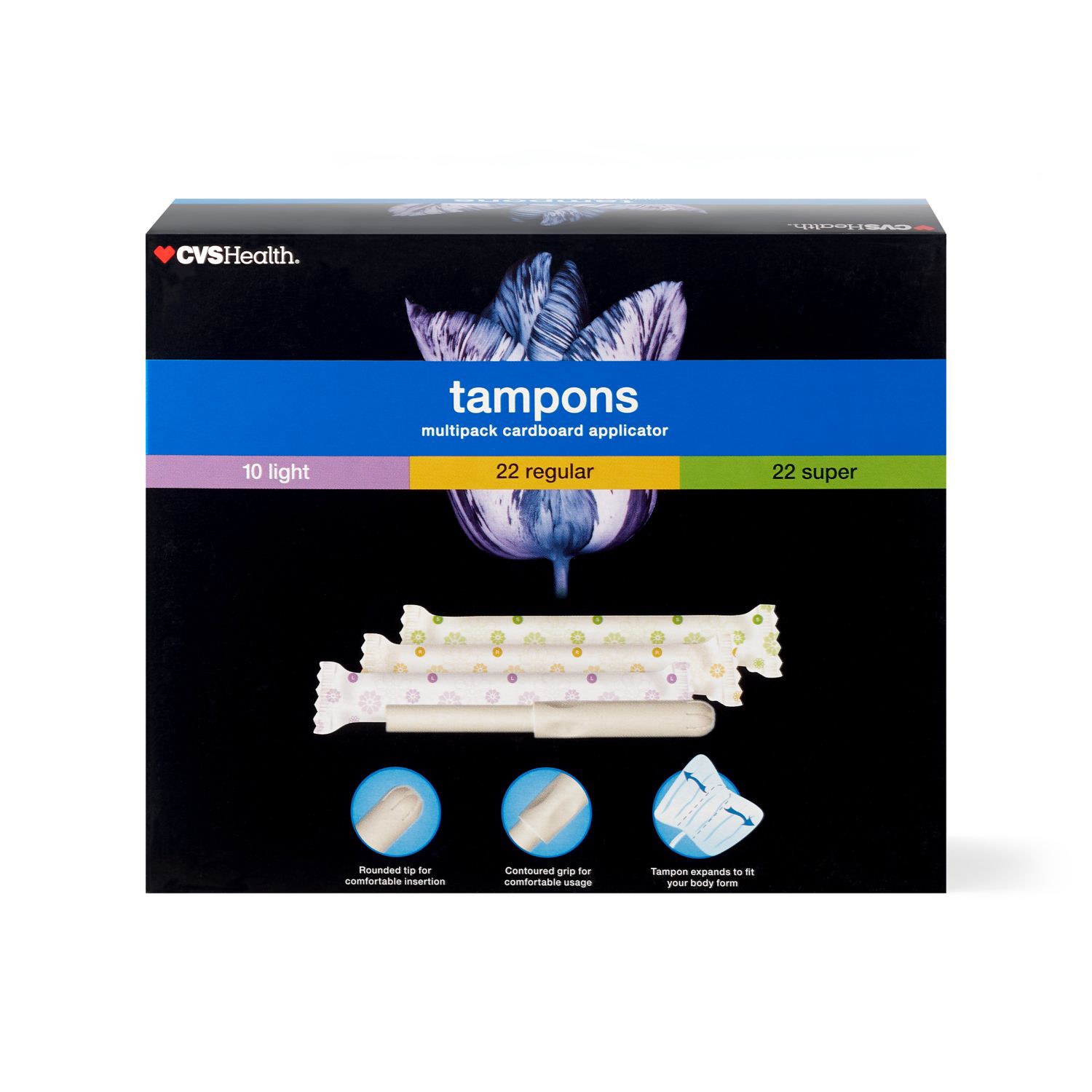 slide 2 of 6, Cvs Health Tampons Multi Pack , 54 Ct, 54 ct