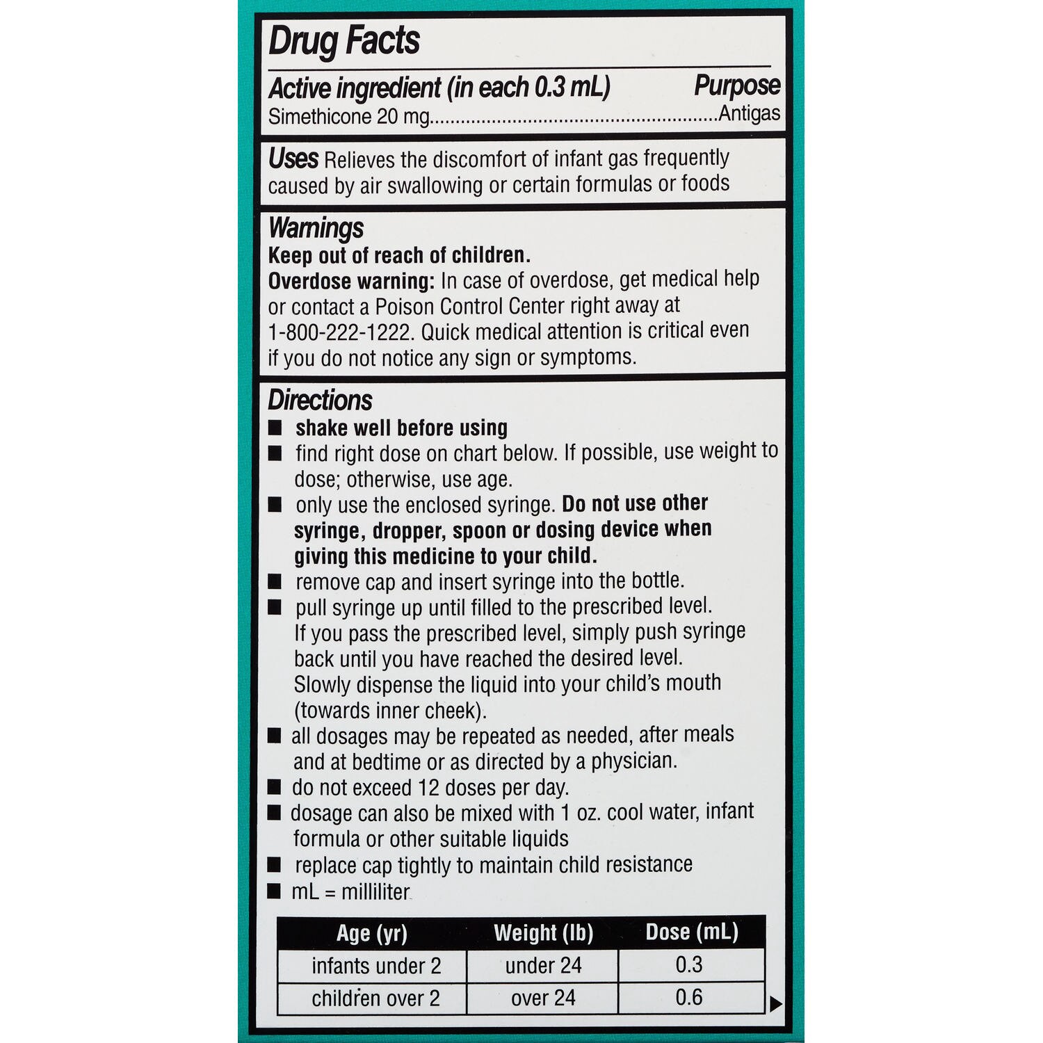 slide 2 of 4, CVS Health Infants' Gas Relief Drops, 0.5 Oz, 1 ct